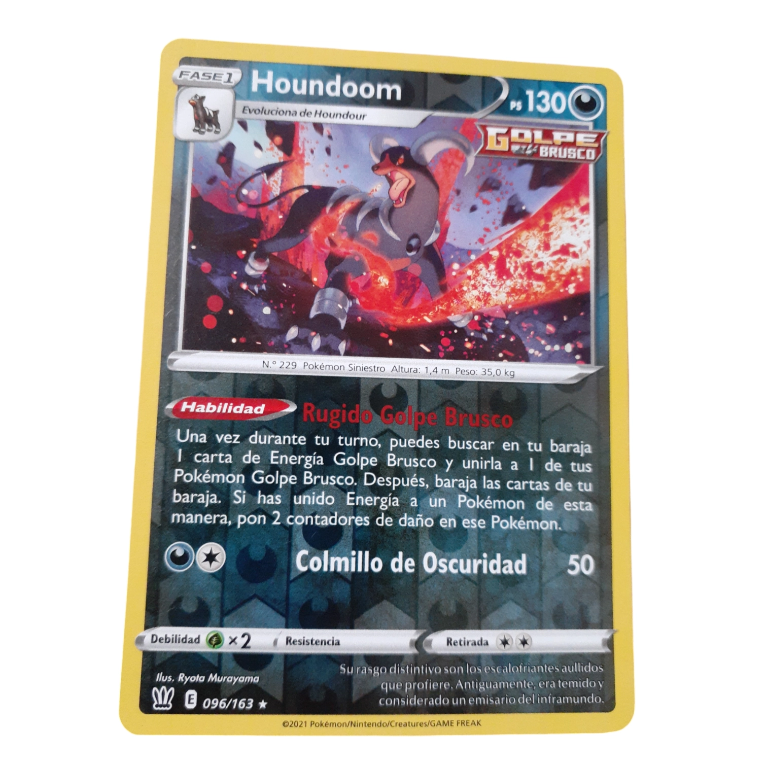 096/163 - Houndoom -Reverse Holo (español)