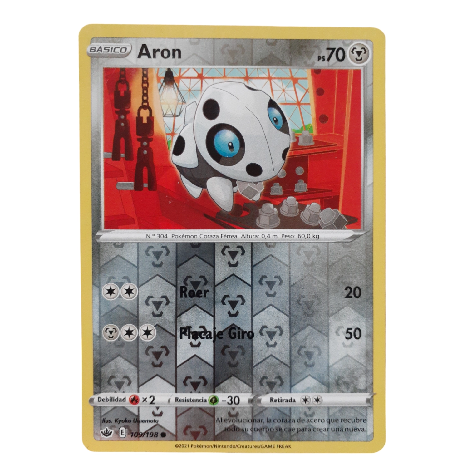 109/198 - Aron -Reverse Holo (español)