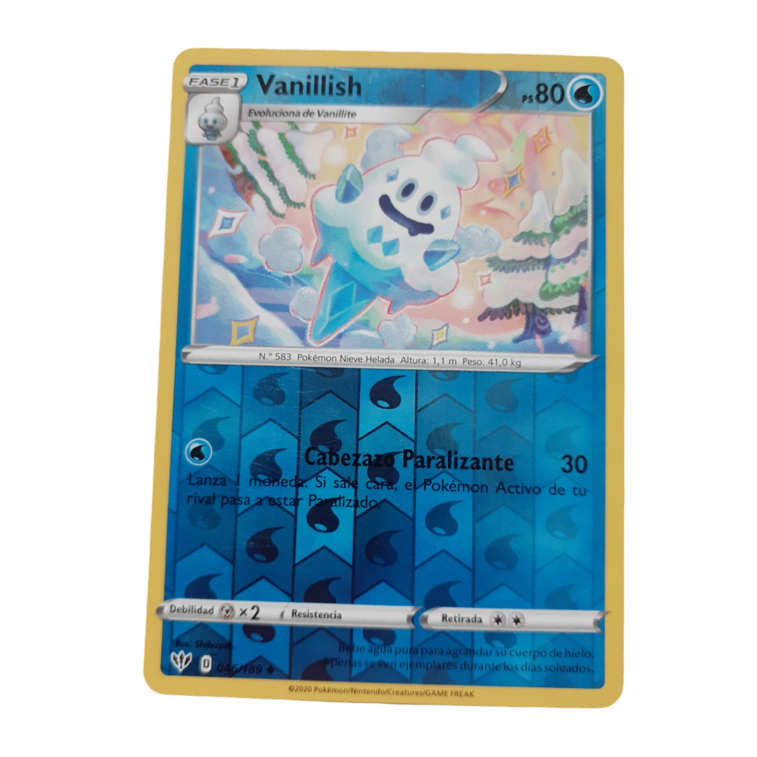 046/189 - Vanillish -Reverse Holo (español)