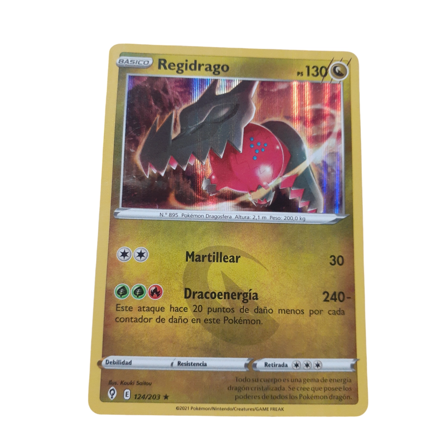 124/203 - Regidrago -Holo (español)