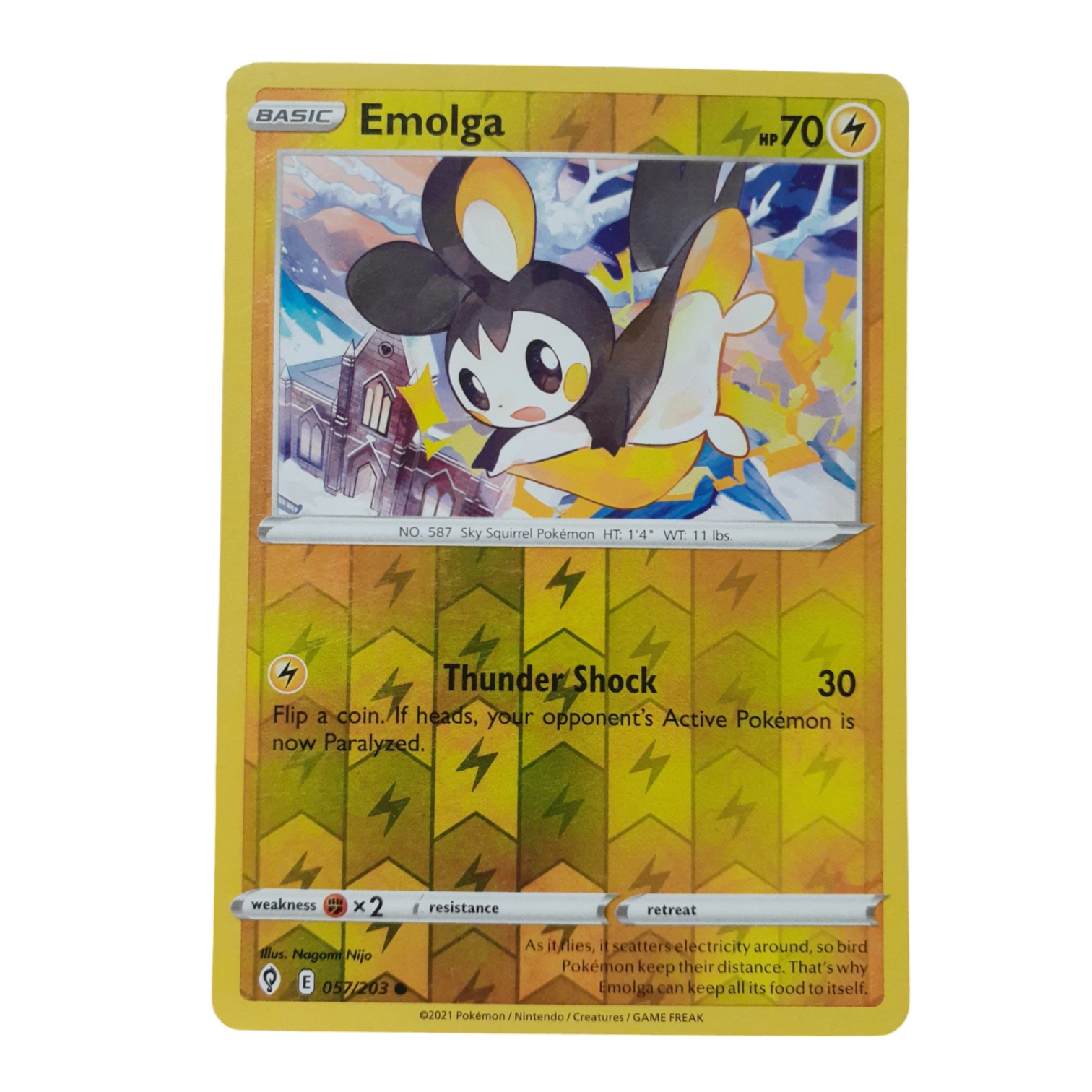 057/203 - Emolga -Reverse Holo