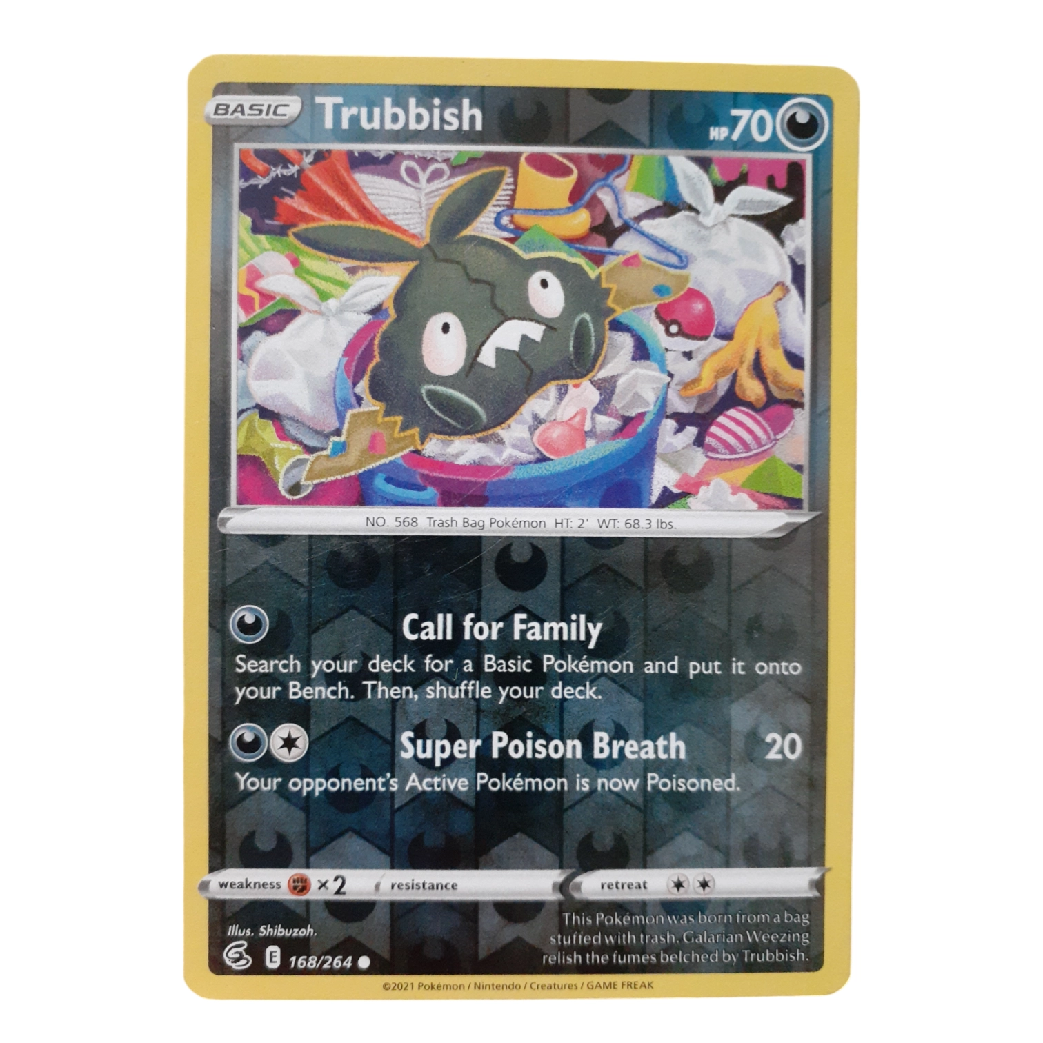 168/264 - Trubbish -Reverse Holo