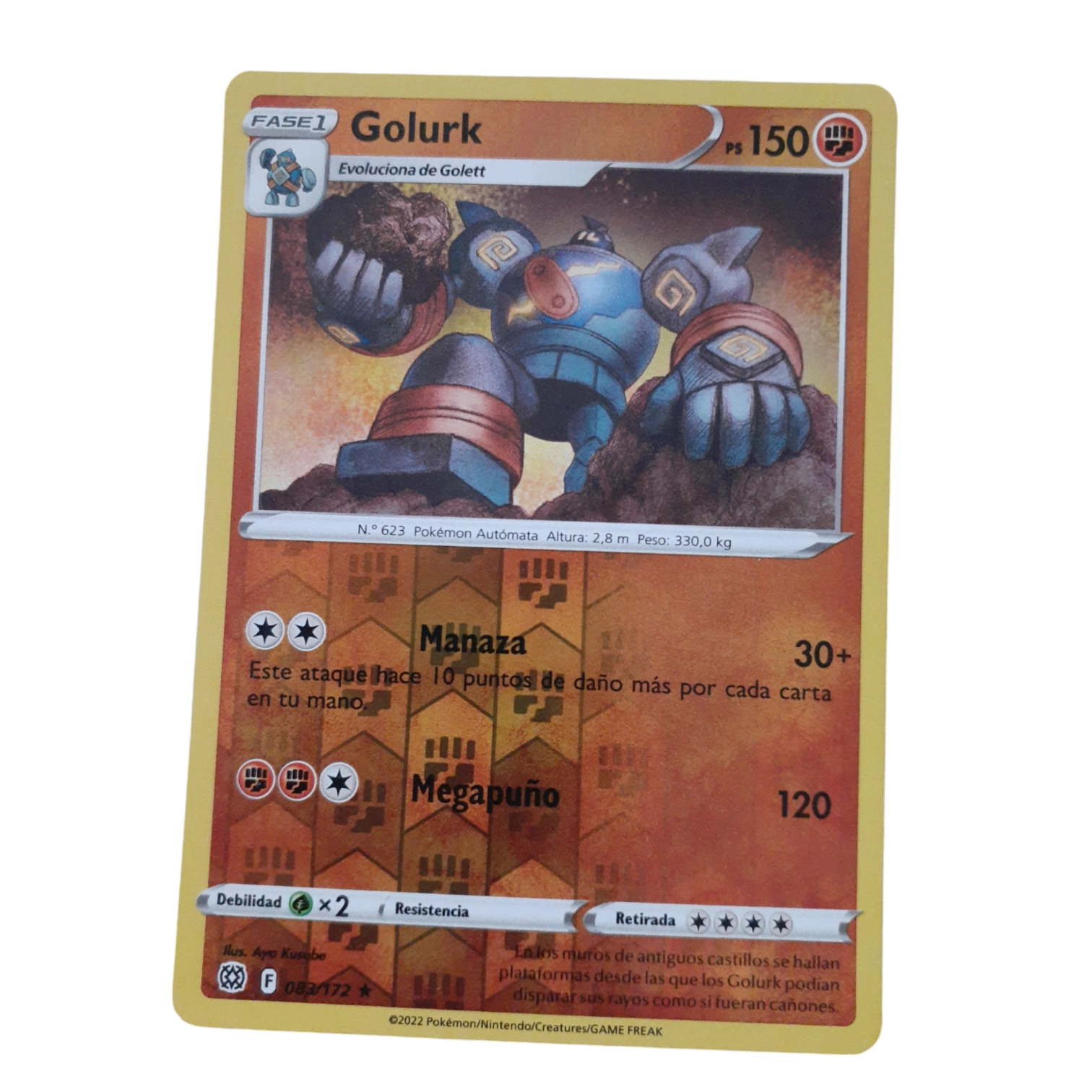 083/172 - Golurk -Reverse Holo (español)