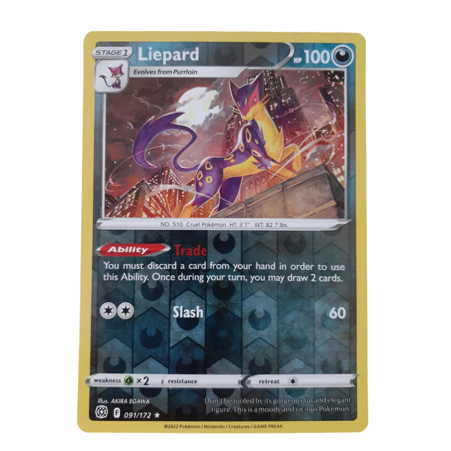 091/172 - Liepard -Reverse Holo