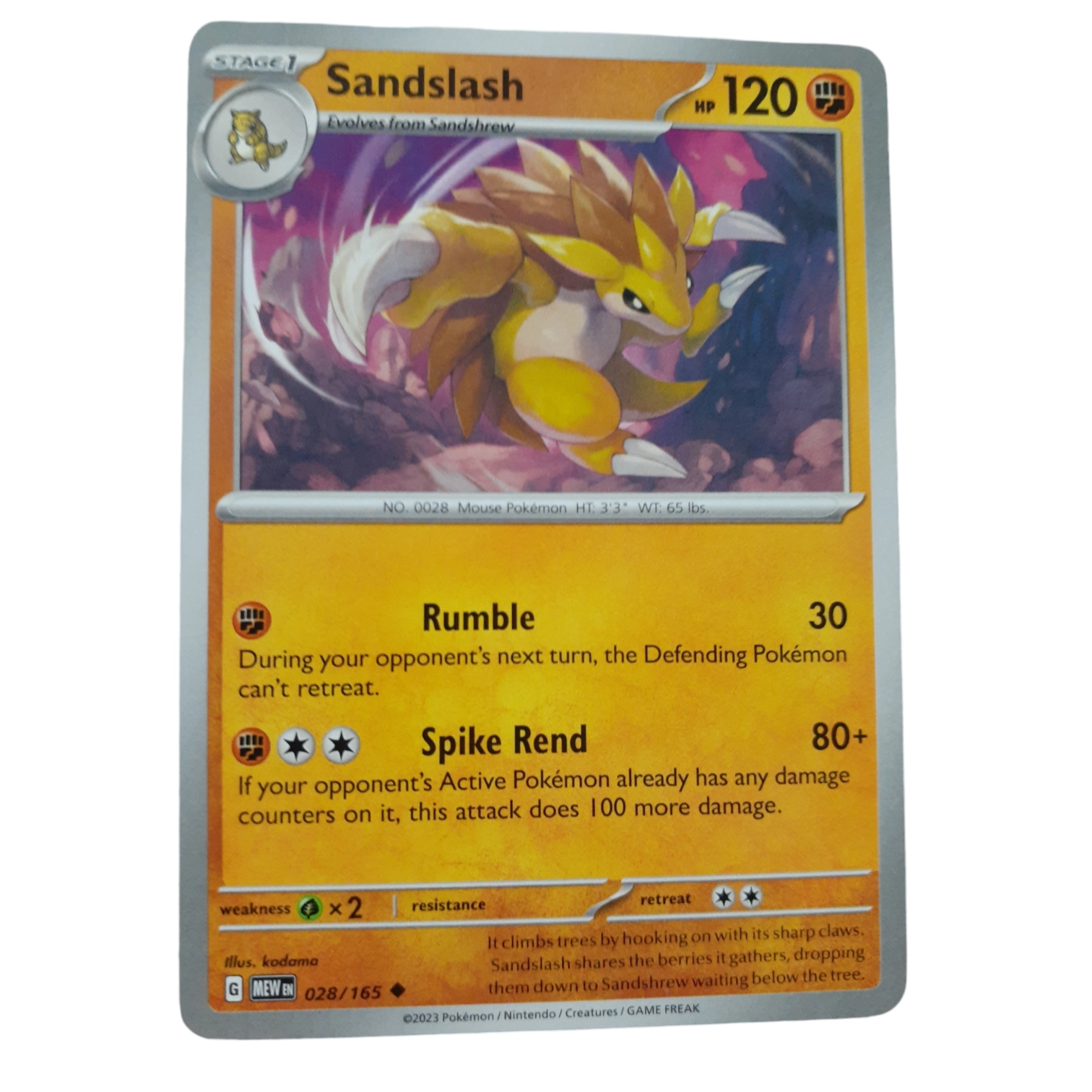 028/165 - Sandslash