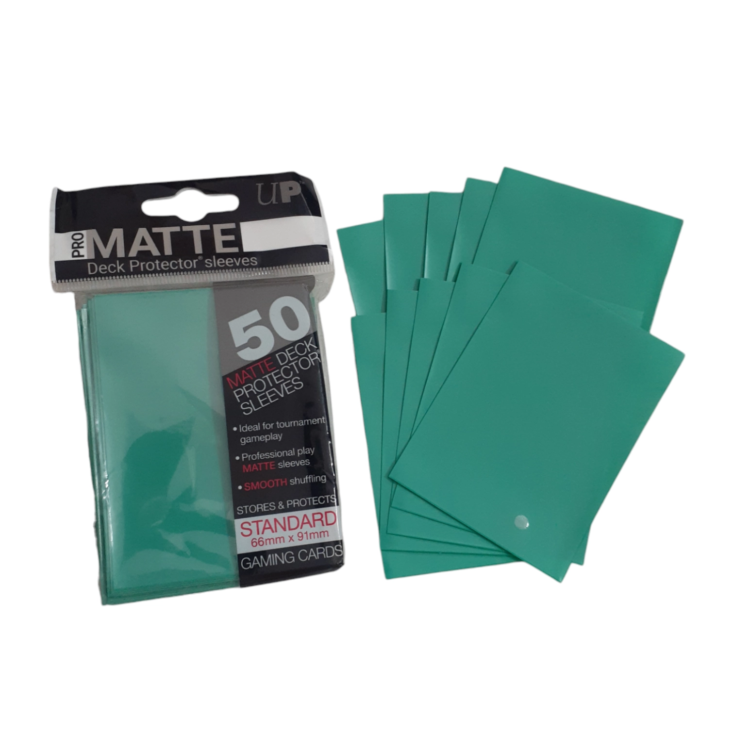 Ultra Pro -Protectores de cartas Standard Aqua Matte 50+10