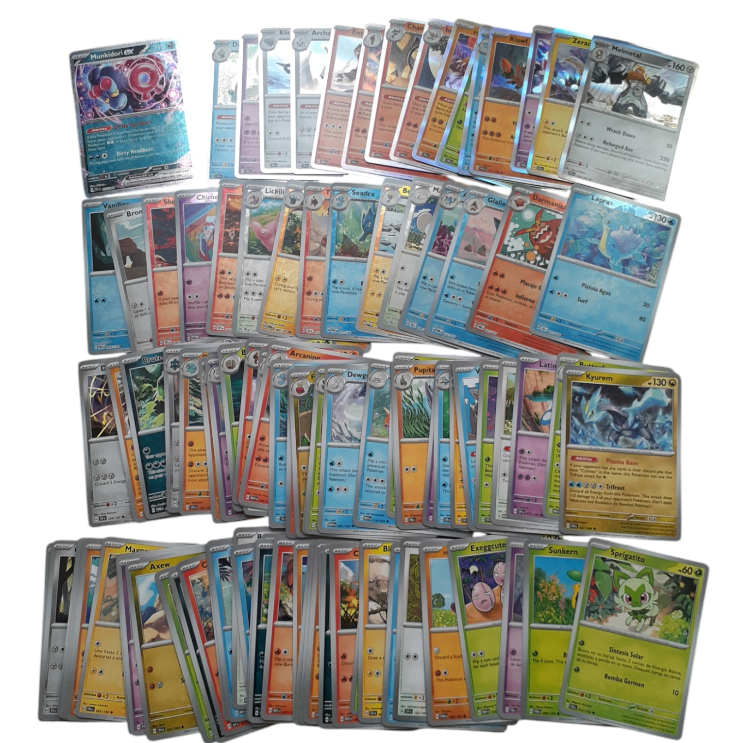 Lote de 120 Cartas de Pokemon