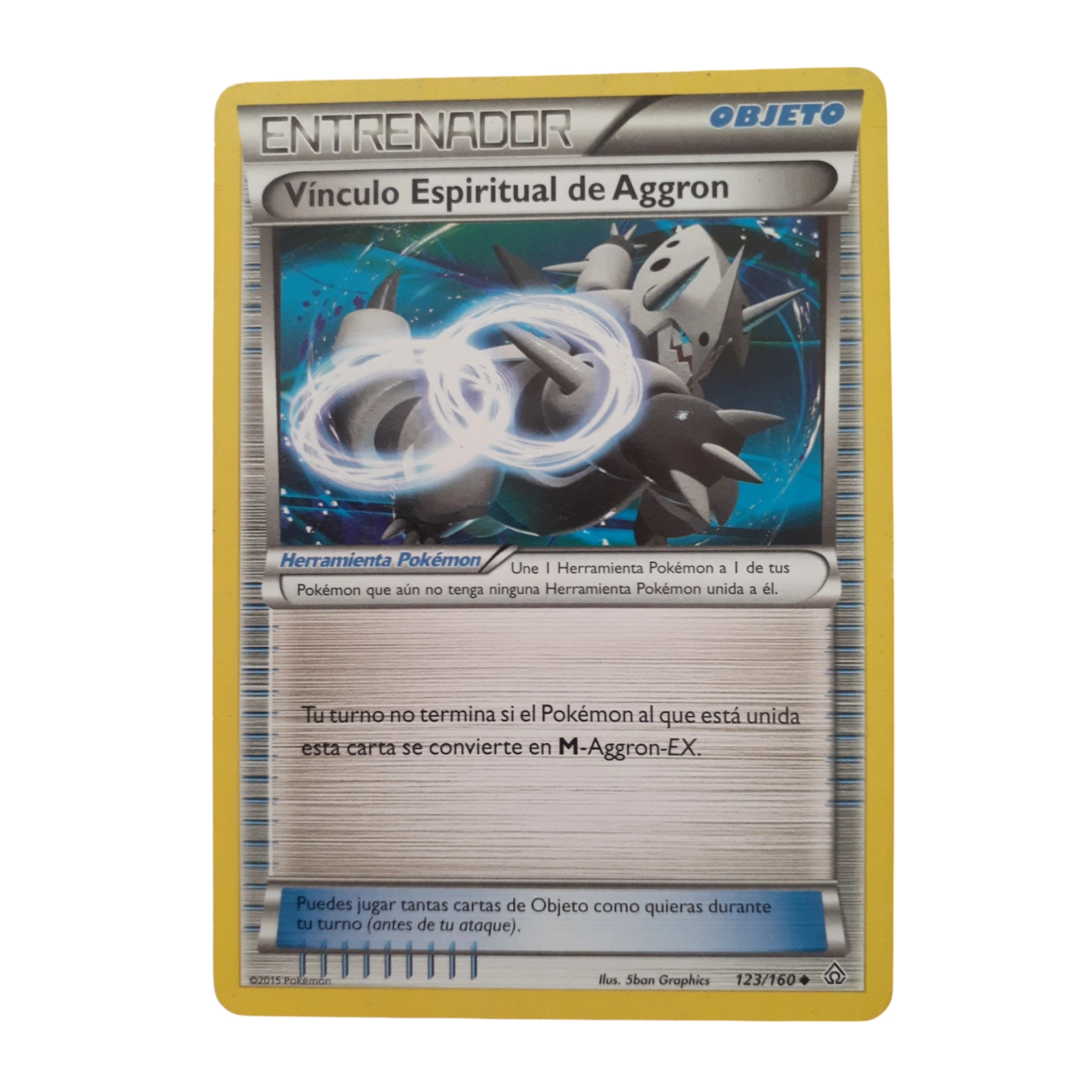 123/160 - Aggron Spirit Link (español)