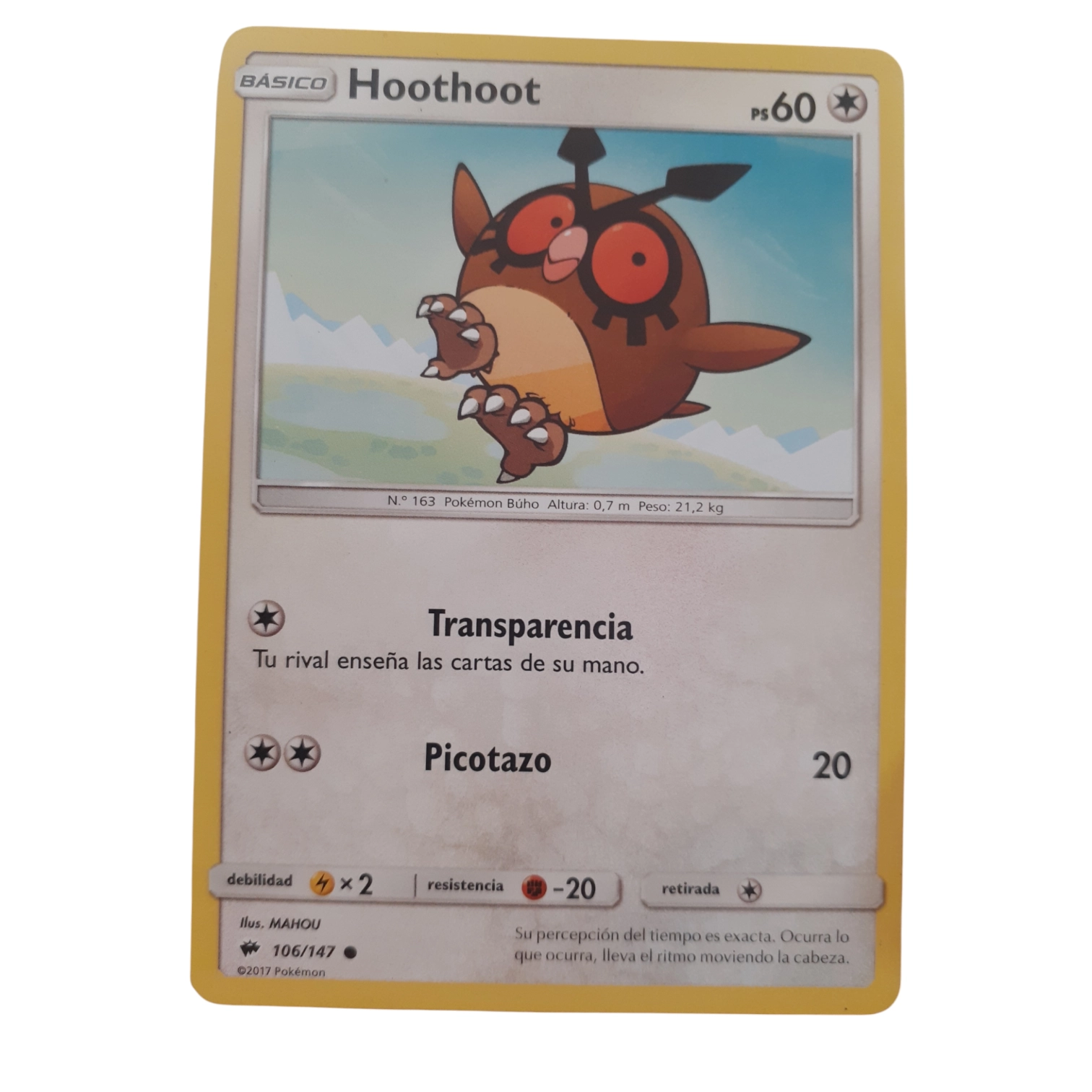 106/147 - Hoothoot (español)
