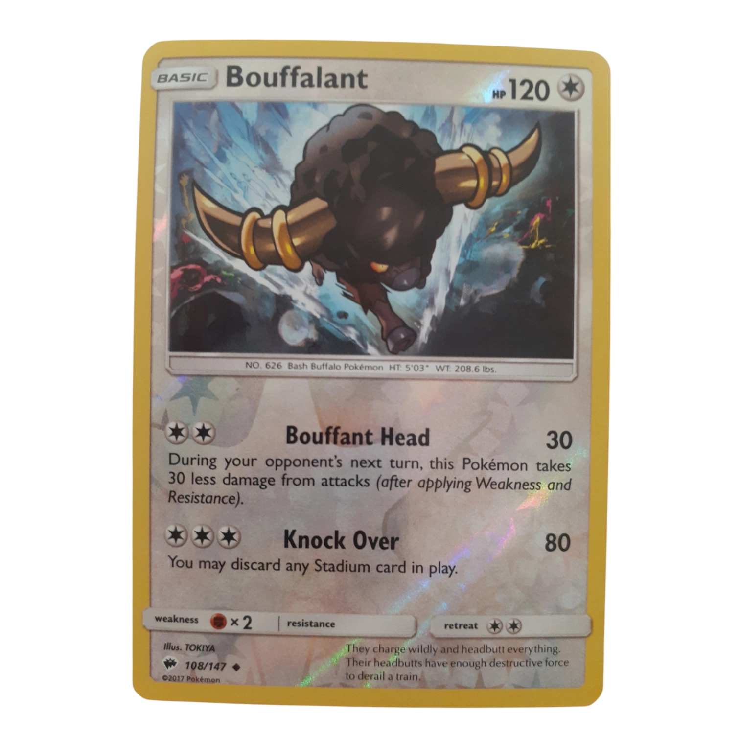 108/147 - Bouffalant -Reverse Holo