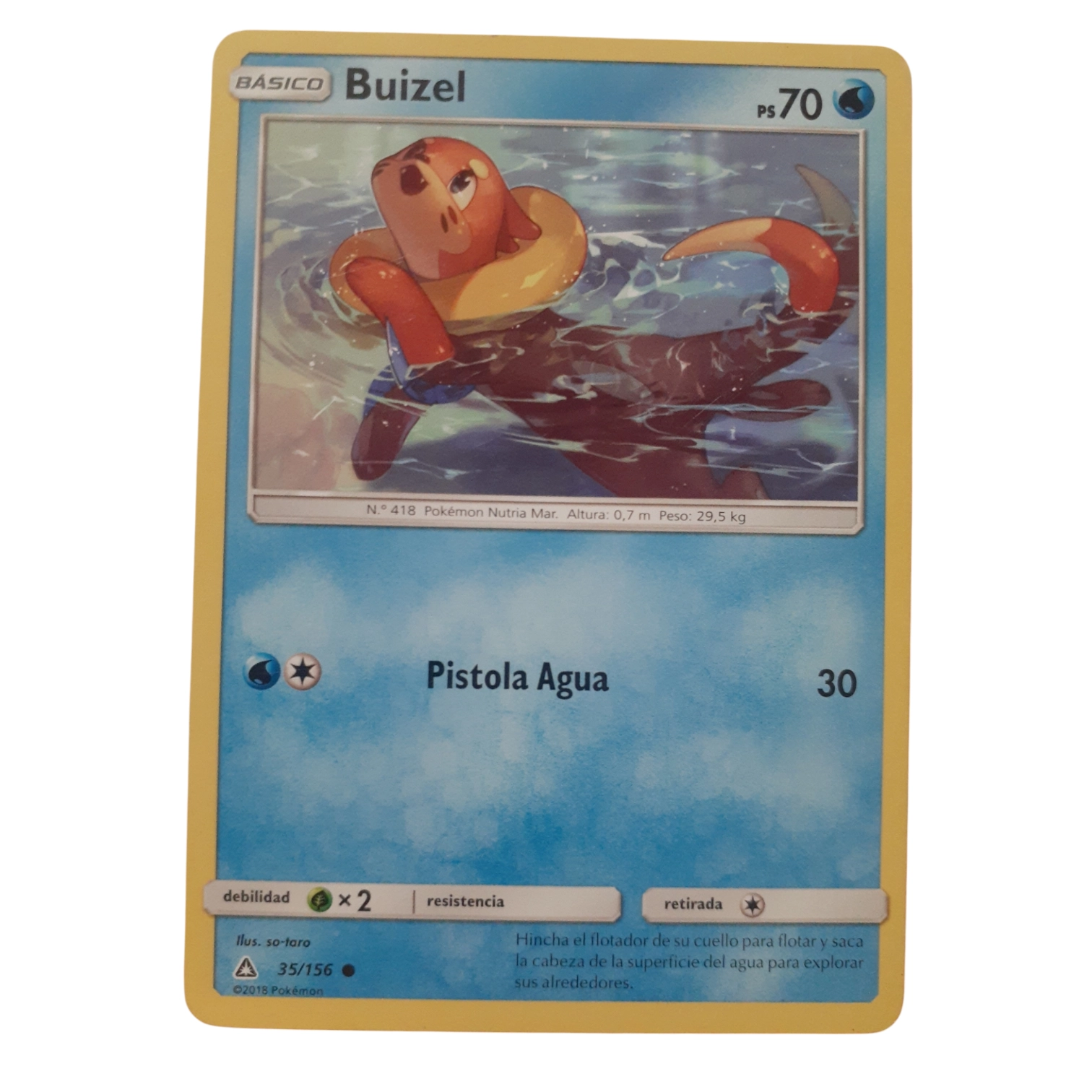 35/156 - Buizel (español)
