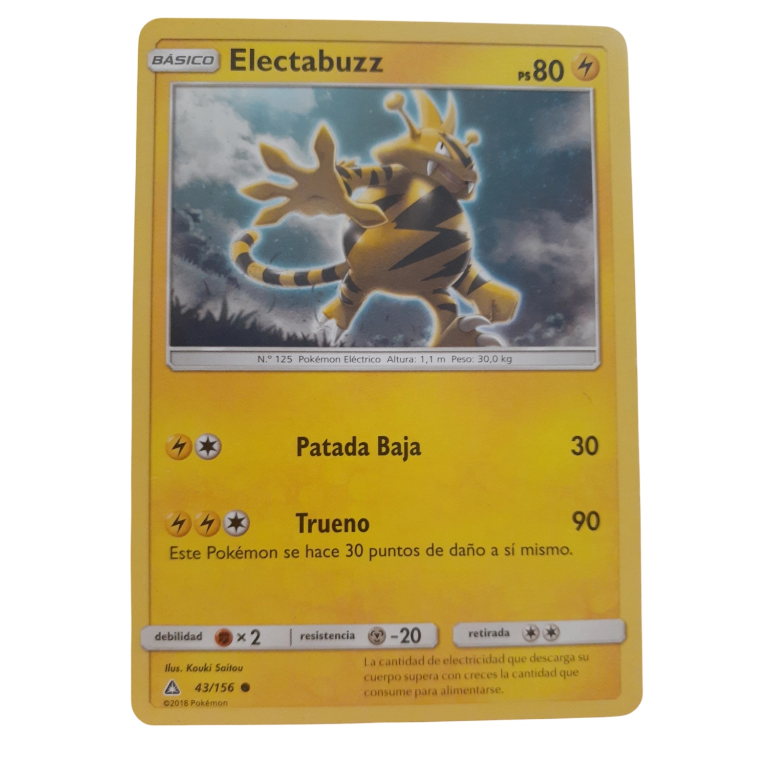43/156 - Electabuzz (español)
