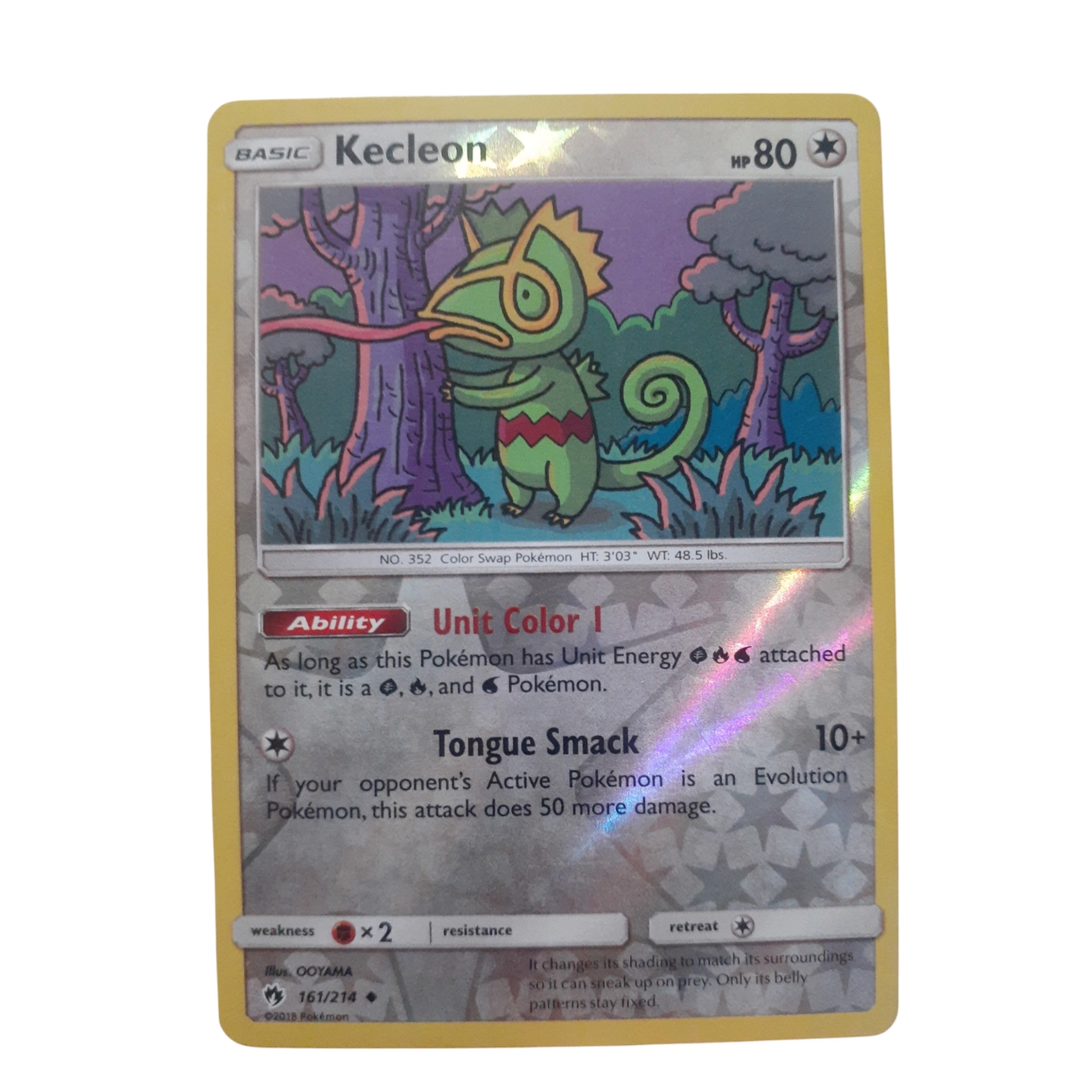 161/214 - Kecleon -Reverse Holo