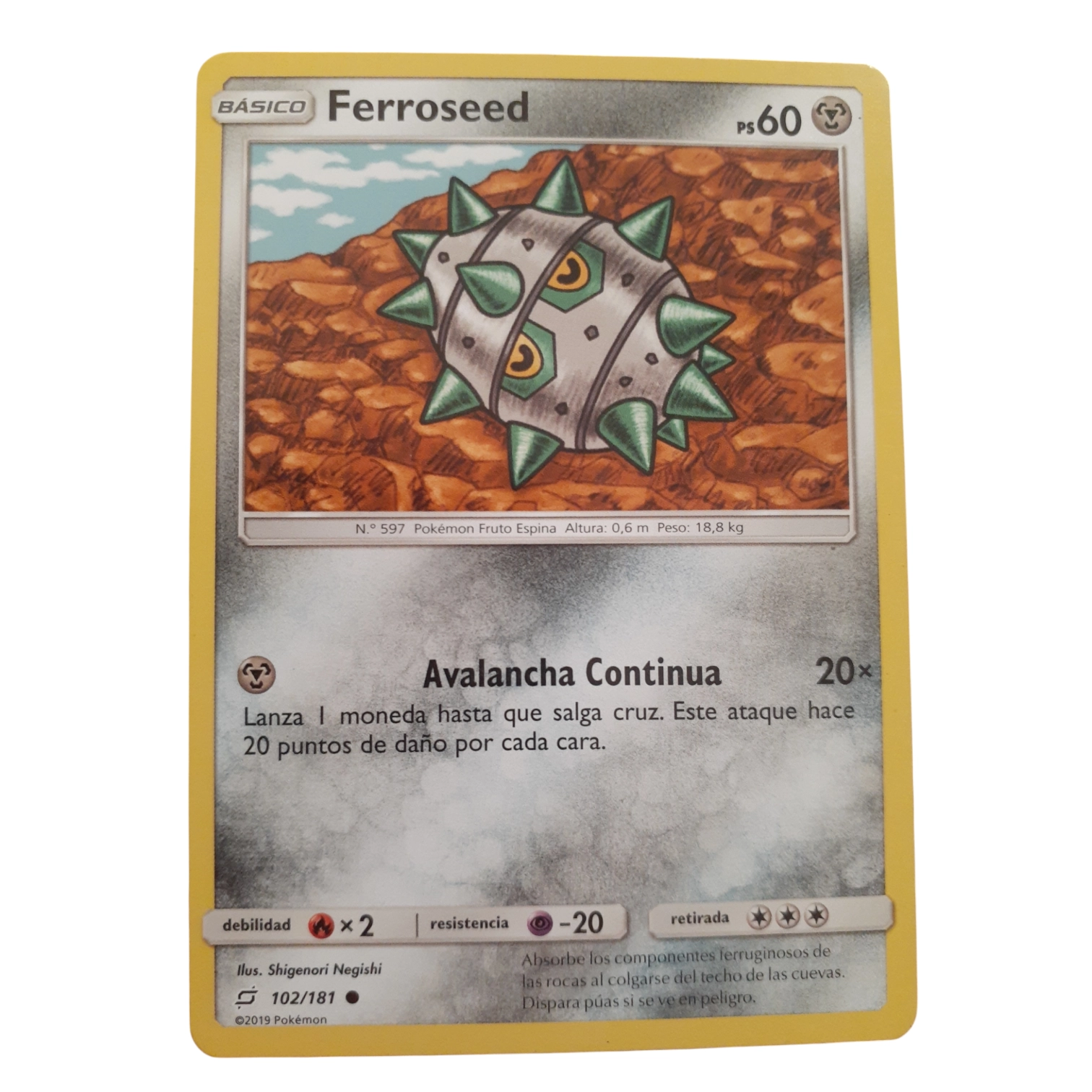 102/181 - Ferroseed (español)