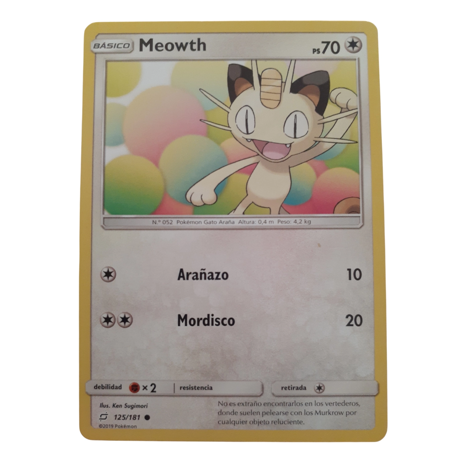 125/181 - Meowth (español)