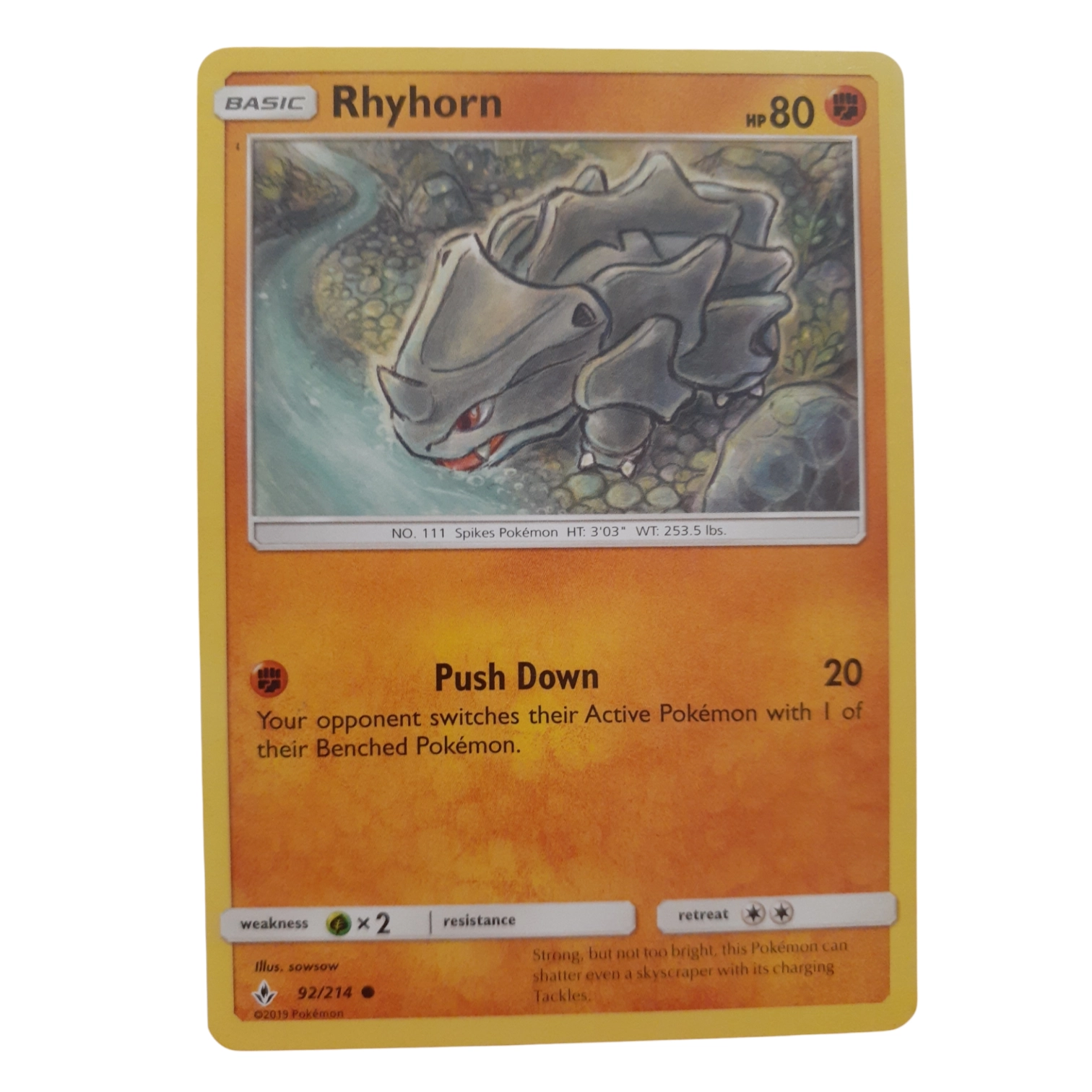 92/214 - Rhyhorn