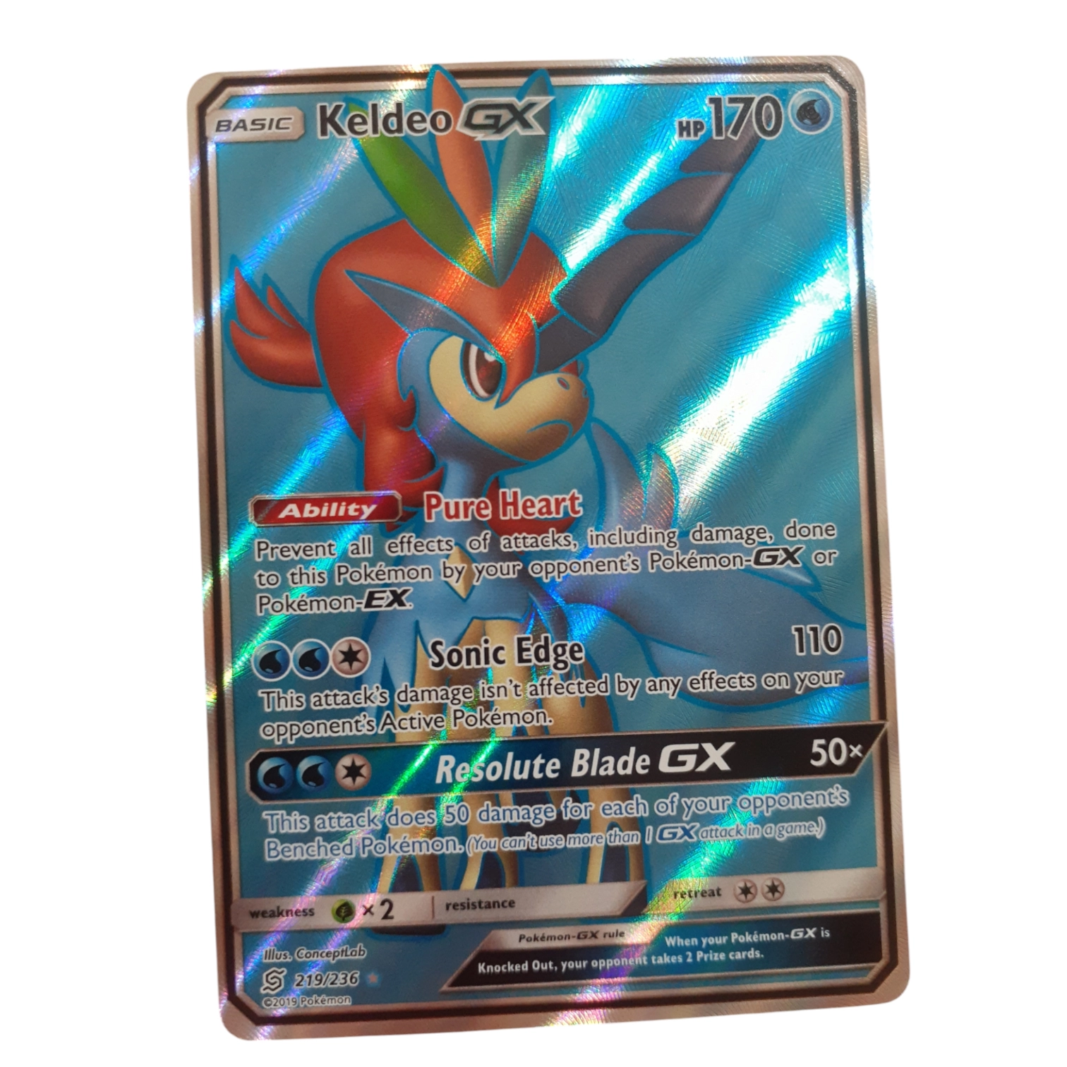 219/236 - Keldeo GX