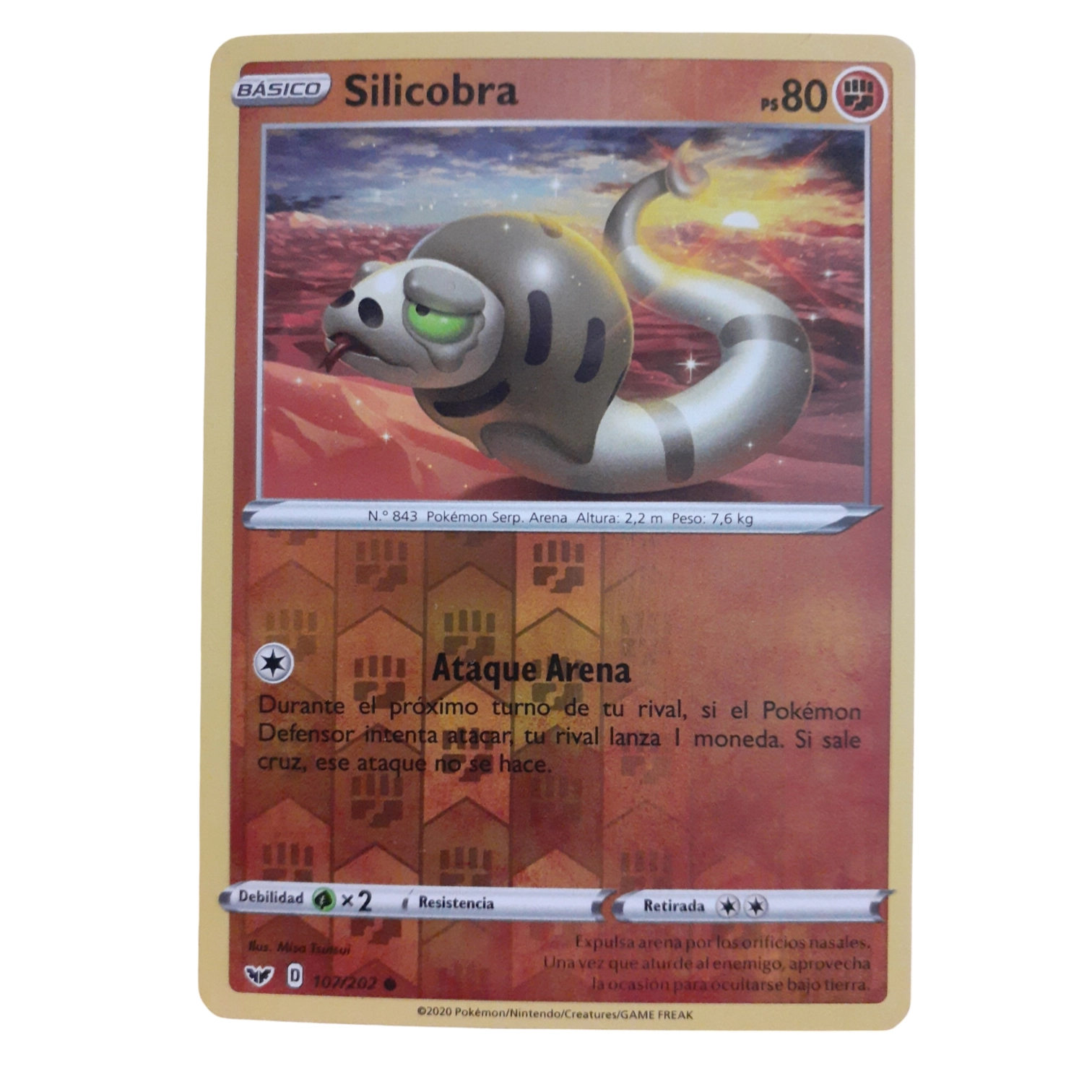107/202 - Silicobra -Reverse Holo (español)