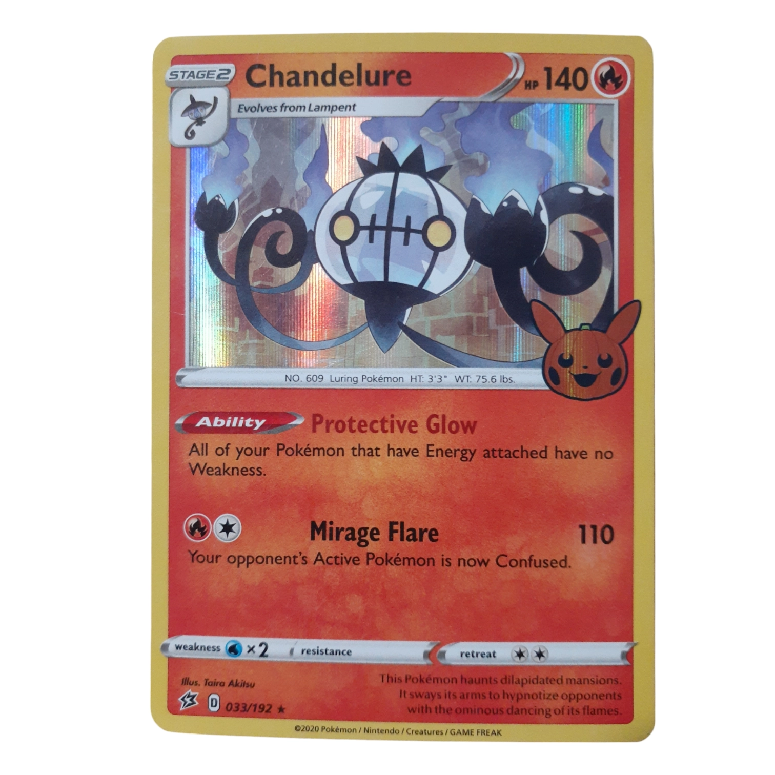 033/192 - Chandelure -Holo Promo