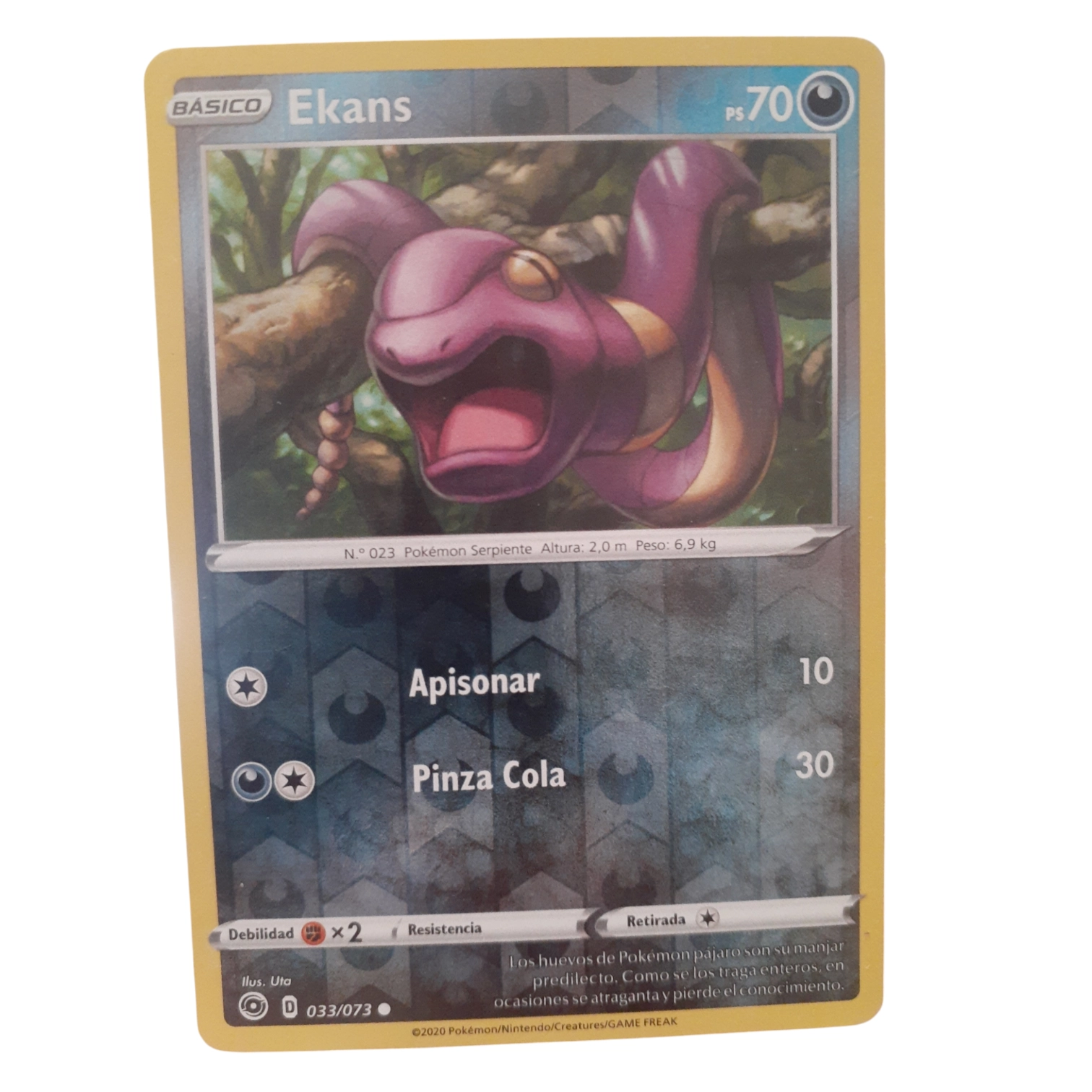 033/073 - Ekans -Reverse Holo (español)