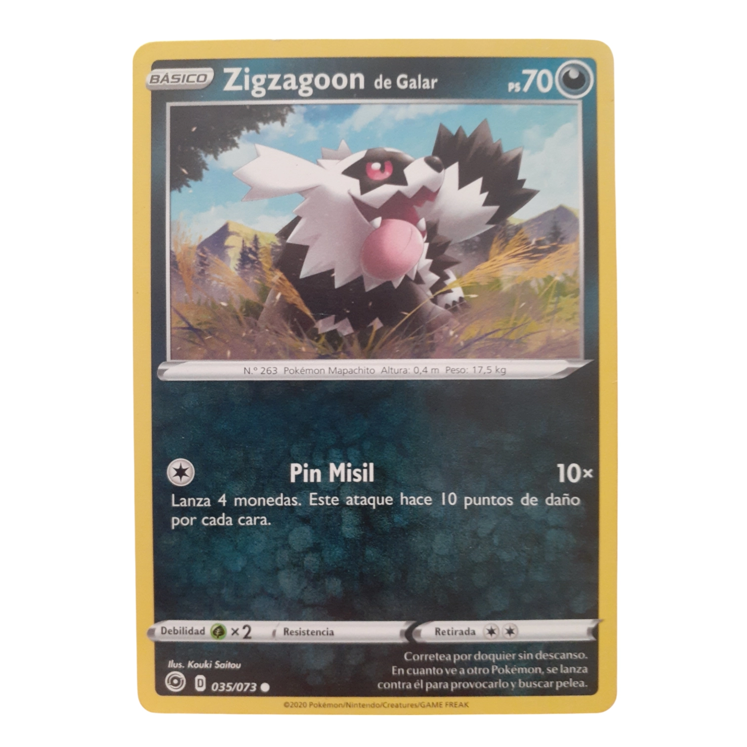 035/073 - Galarian Zigzagoon (español)