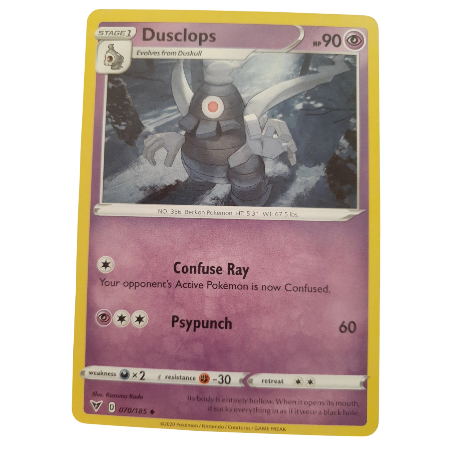 070/185 - Dusclops