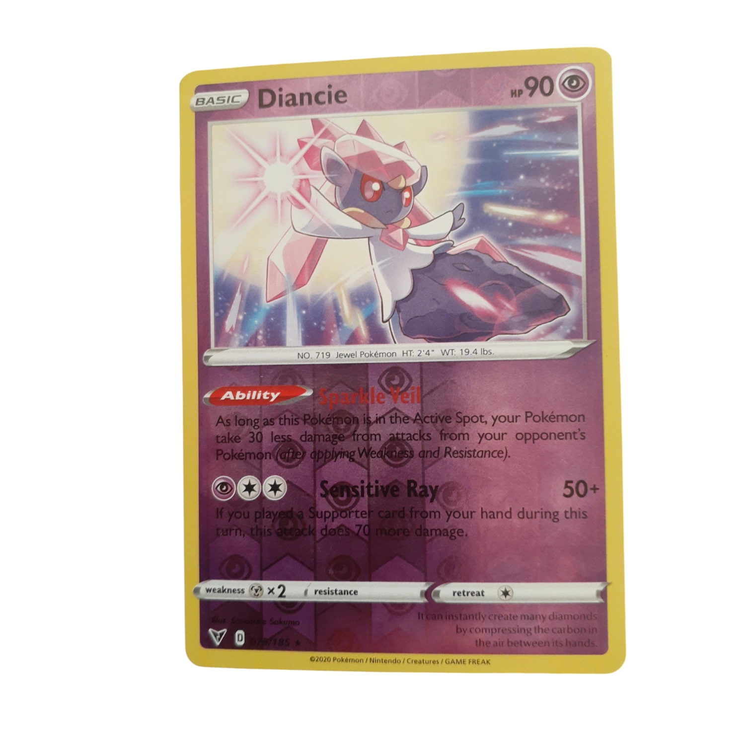 079/185 - Diancie -Reverse Holo