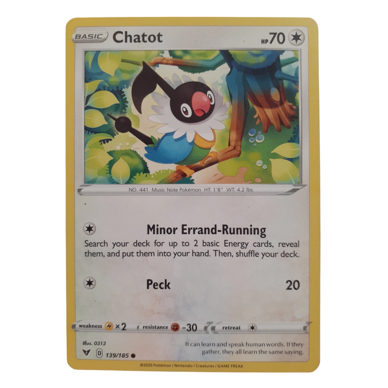 139/185 - Chatot