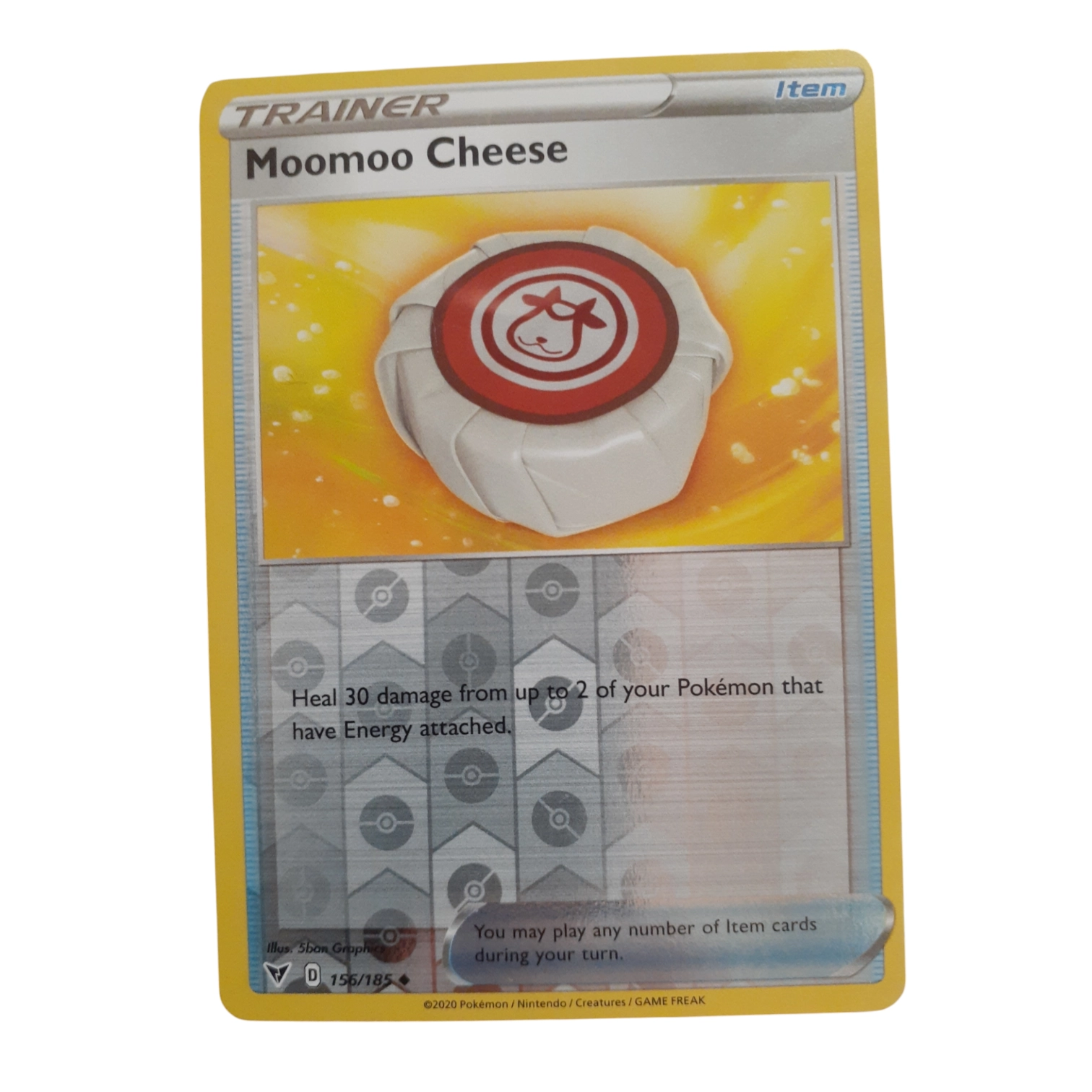 156/185 - Moomoo Cheese -Reverse Holo