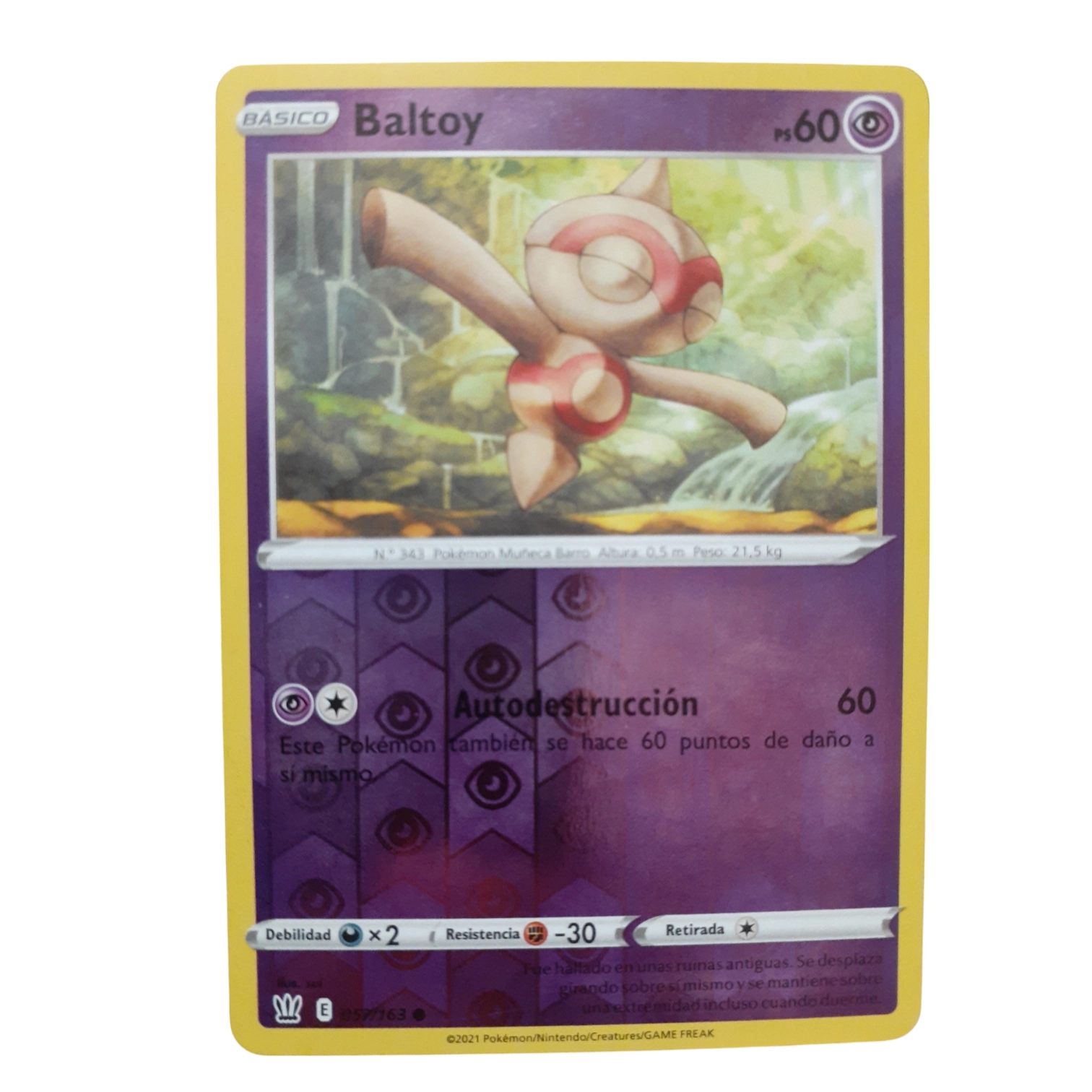 057/163 - Baltoy -Reverse Holo (español)