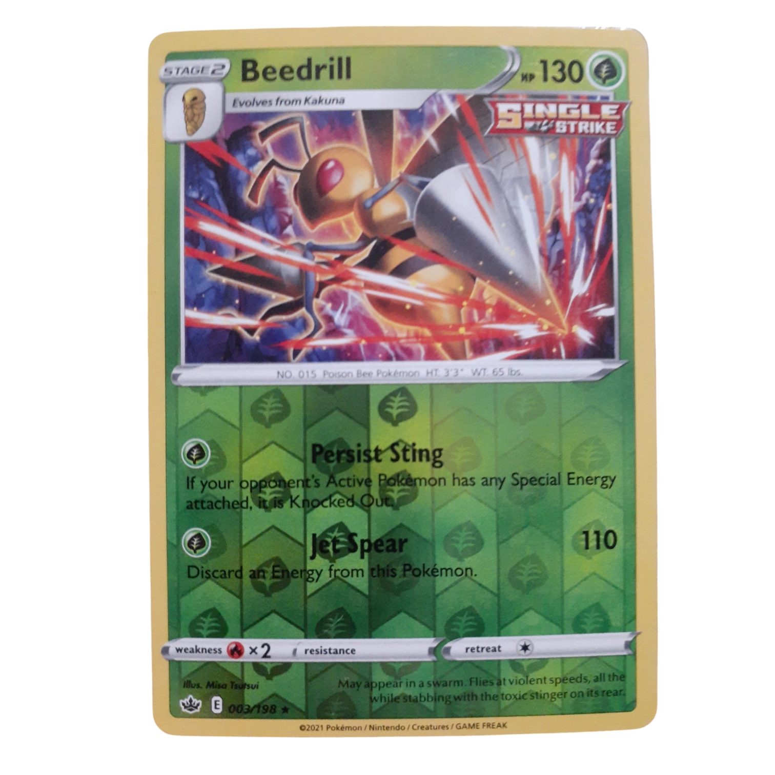 003/198 - Beedrill -Reverse Holo