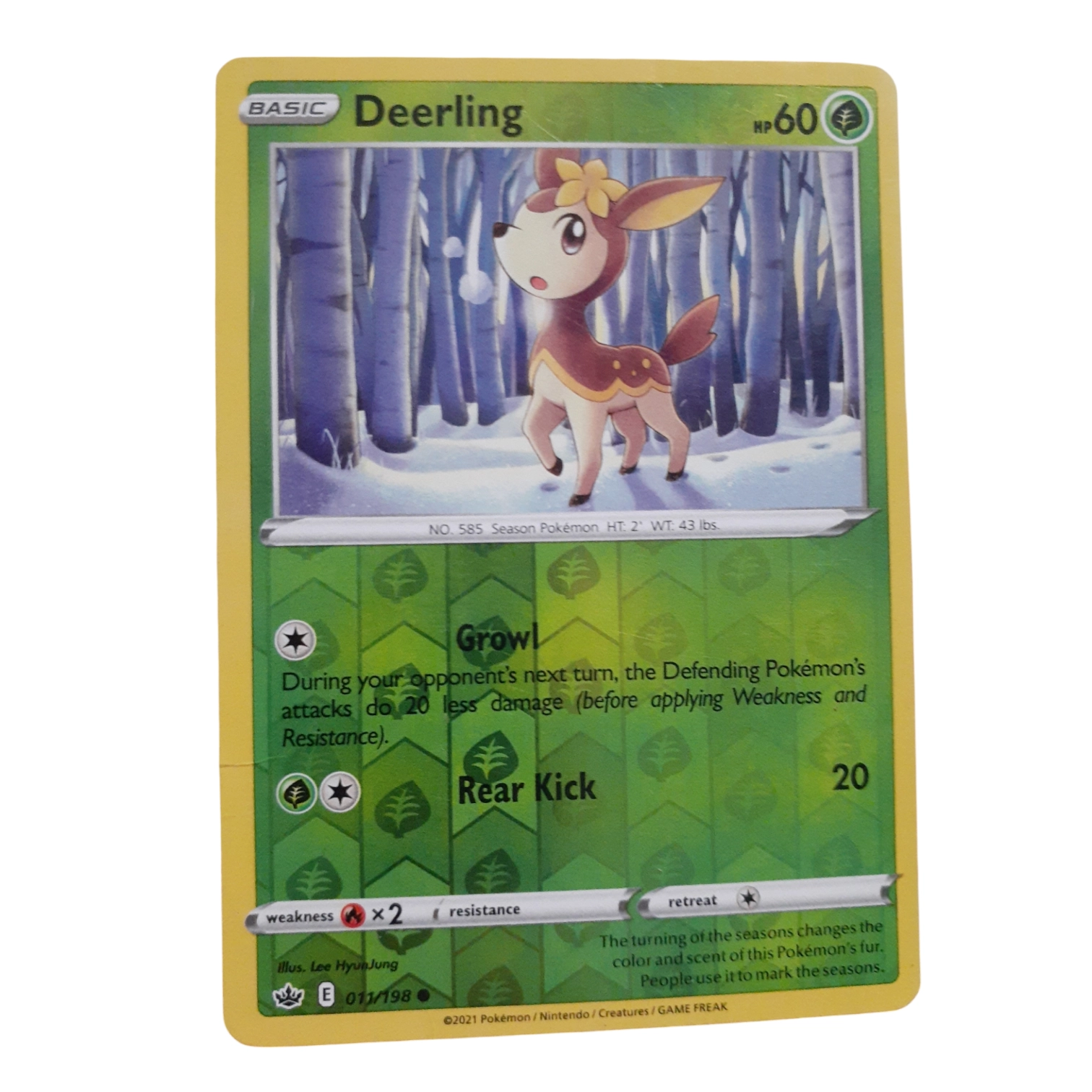 011/198 - Deerling -Reverse Holo