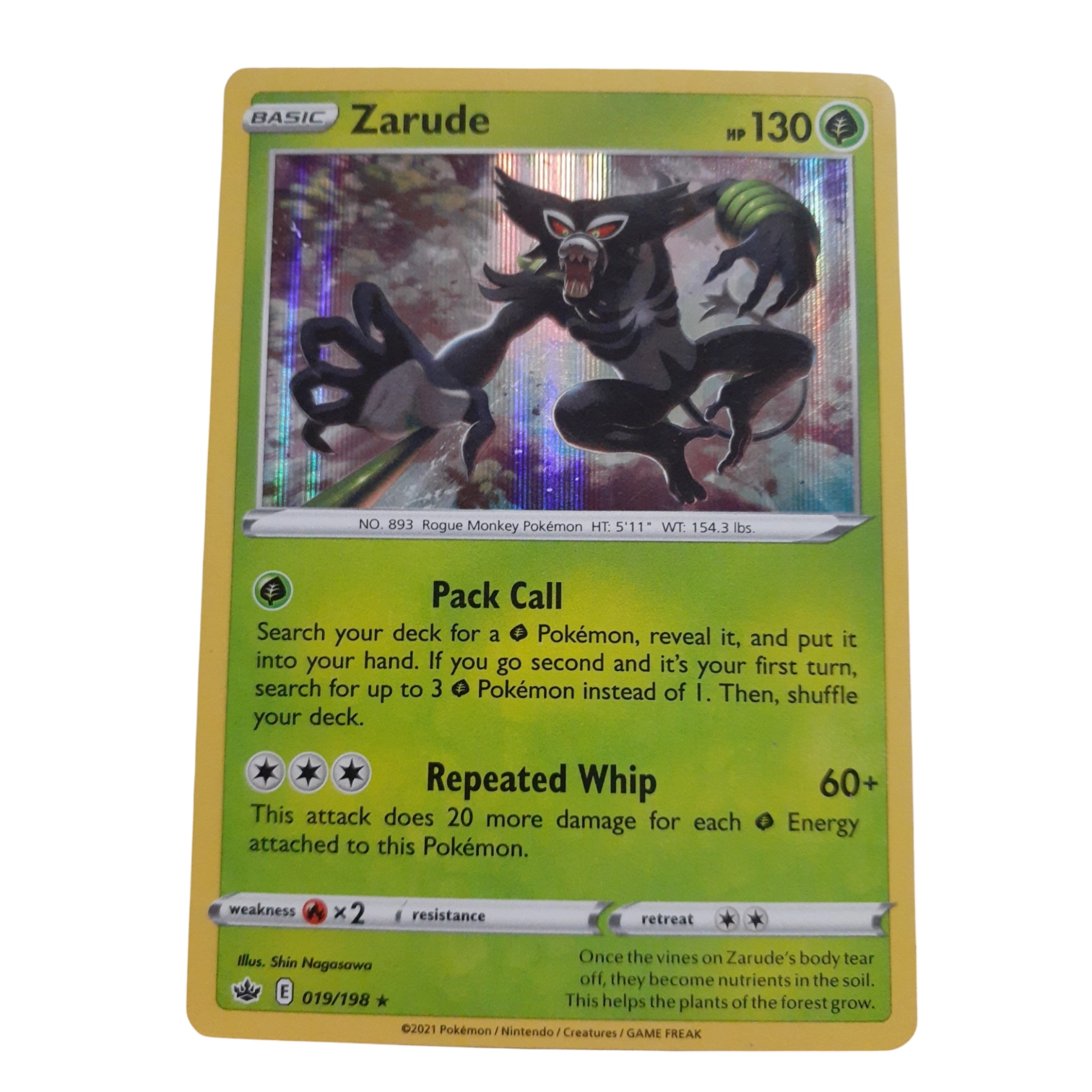 019/198 - Zarude-Holo