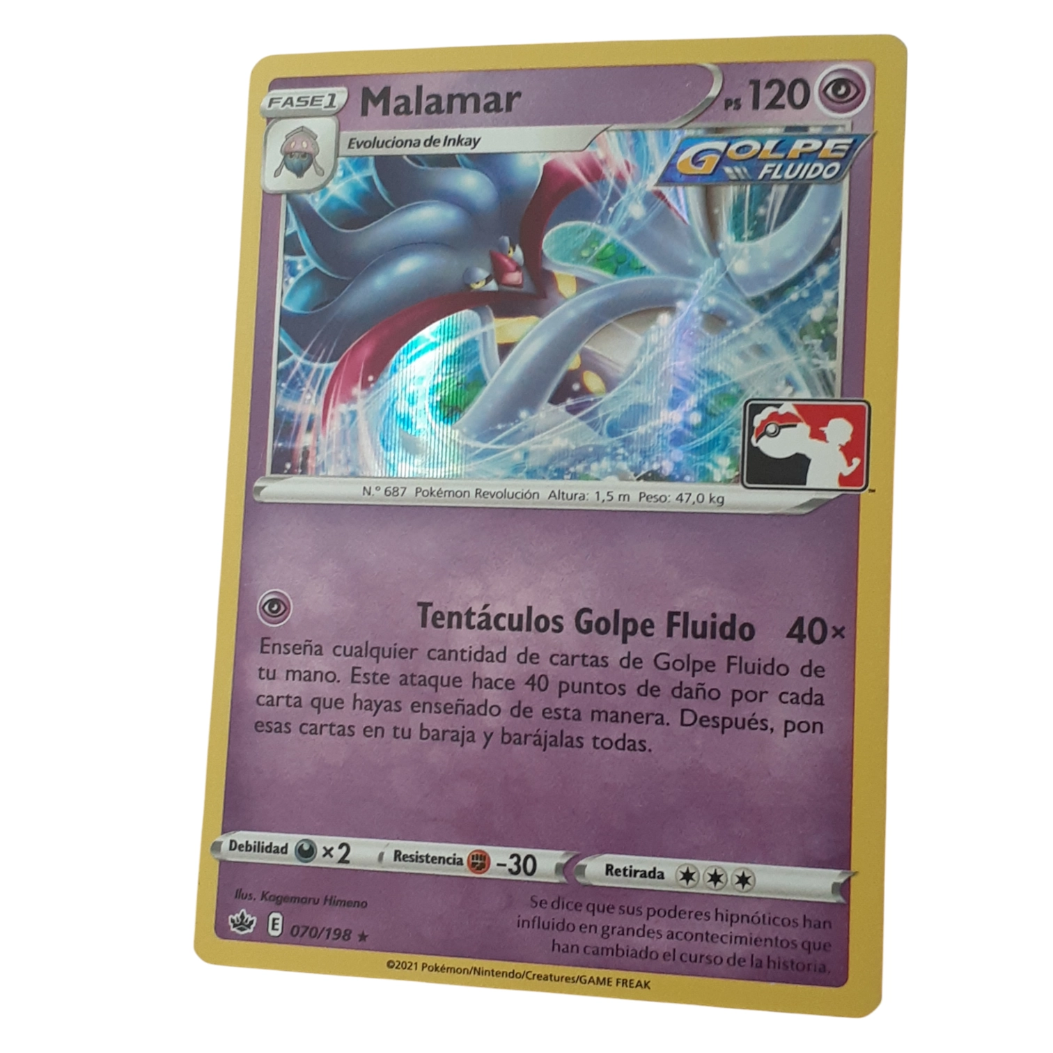 070/198 - Malamar -Holo League Promo (español)