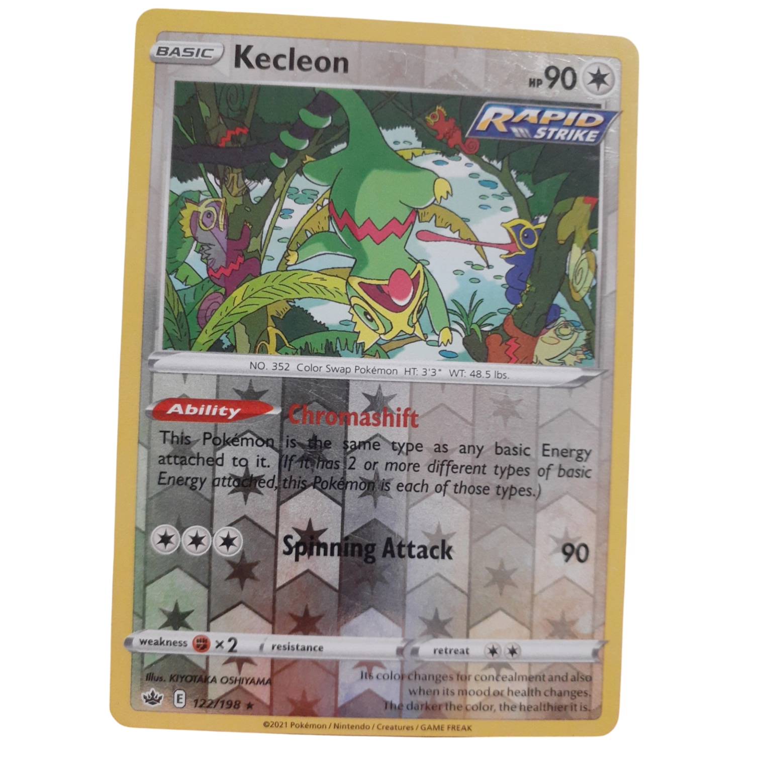 122/198 - Kecleon -Reverse Holo