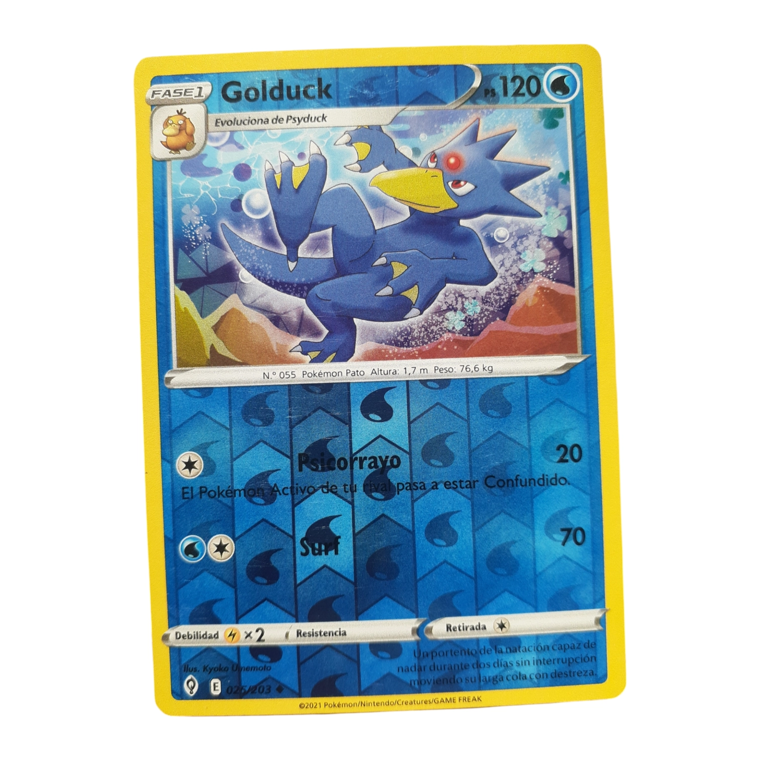 025/203 - Golduck -Reverse Holo (español)