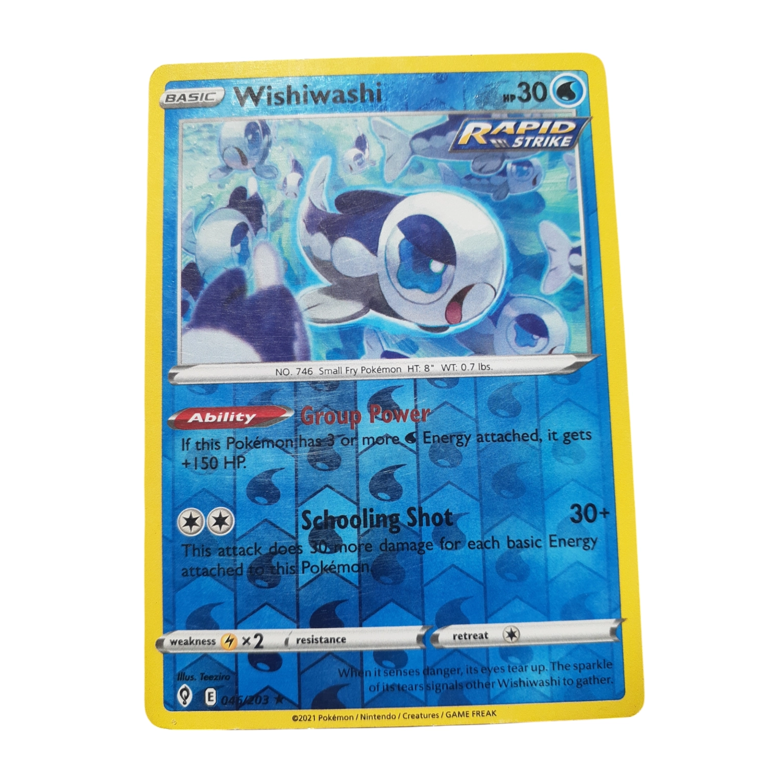 046/203 - Wishiwashi -Reverse Holo