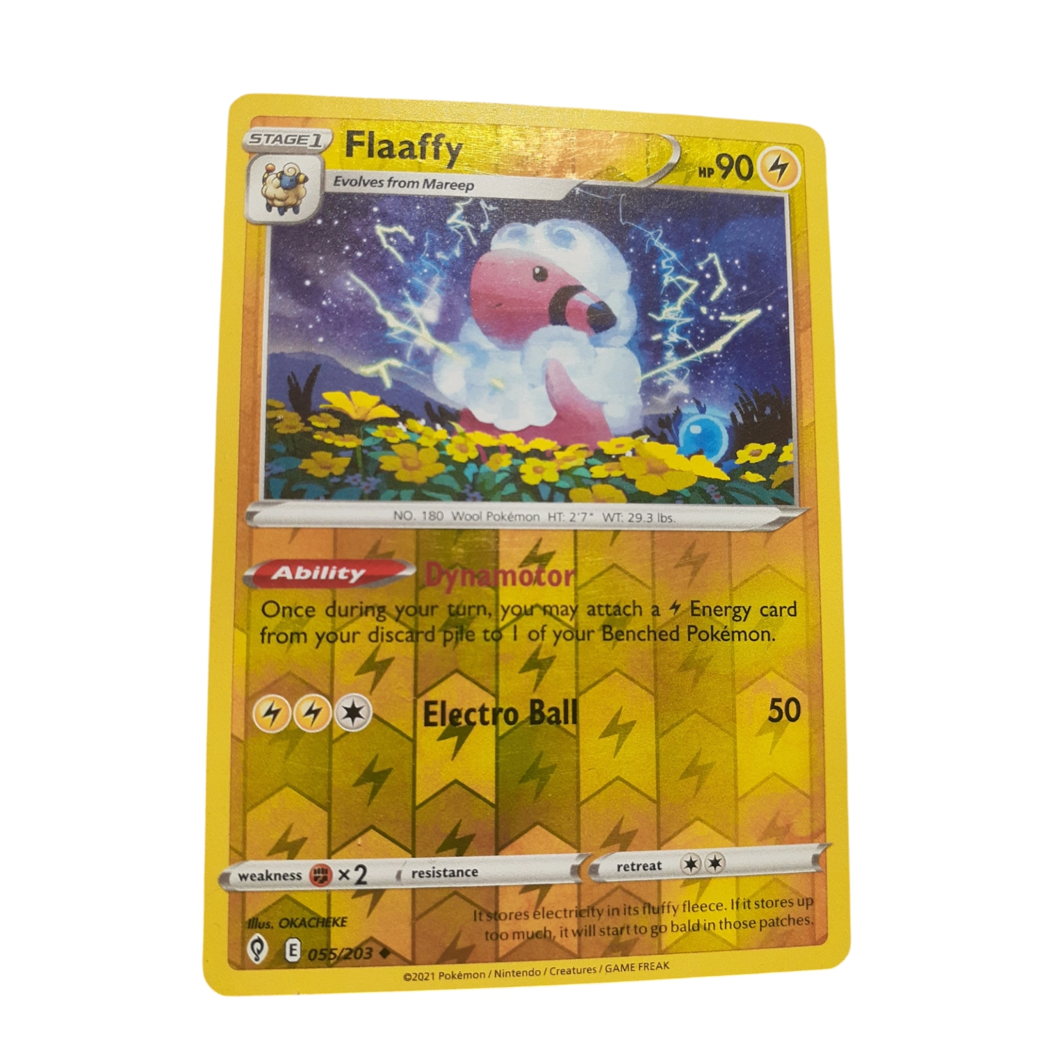 055/203 - Flaaffy -Reverse Holo