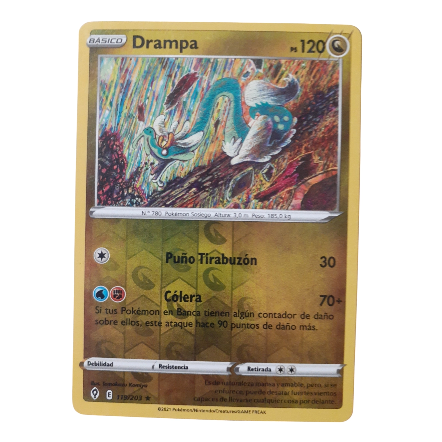 119/203 - Drampa -Reverse Holo (español)