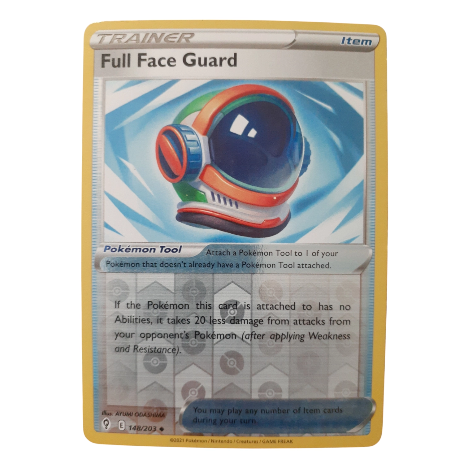 148/203 - Full Face Guard -Reverse Holo