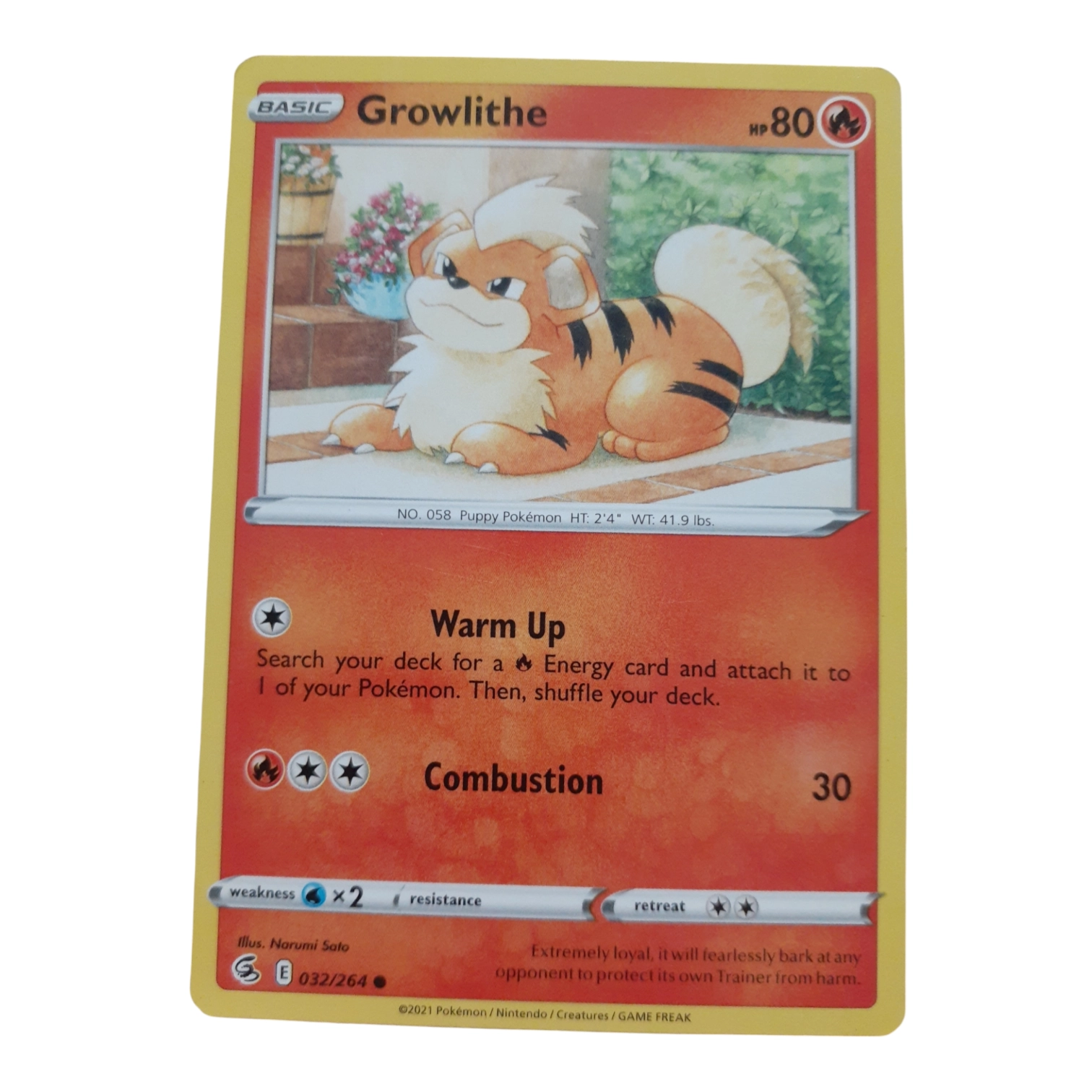 032/264 - Growlithe