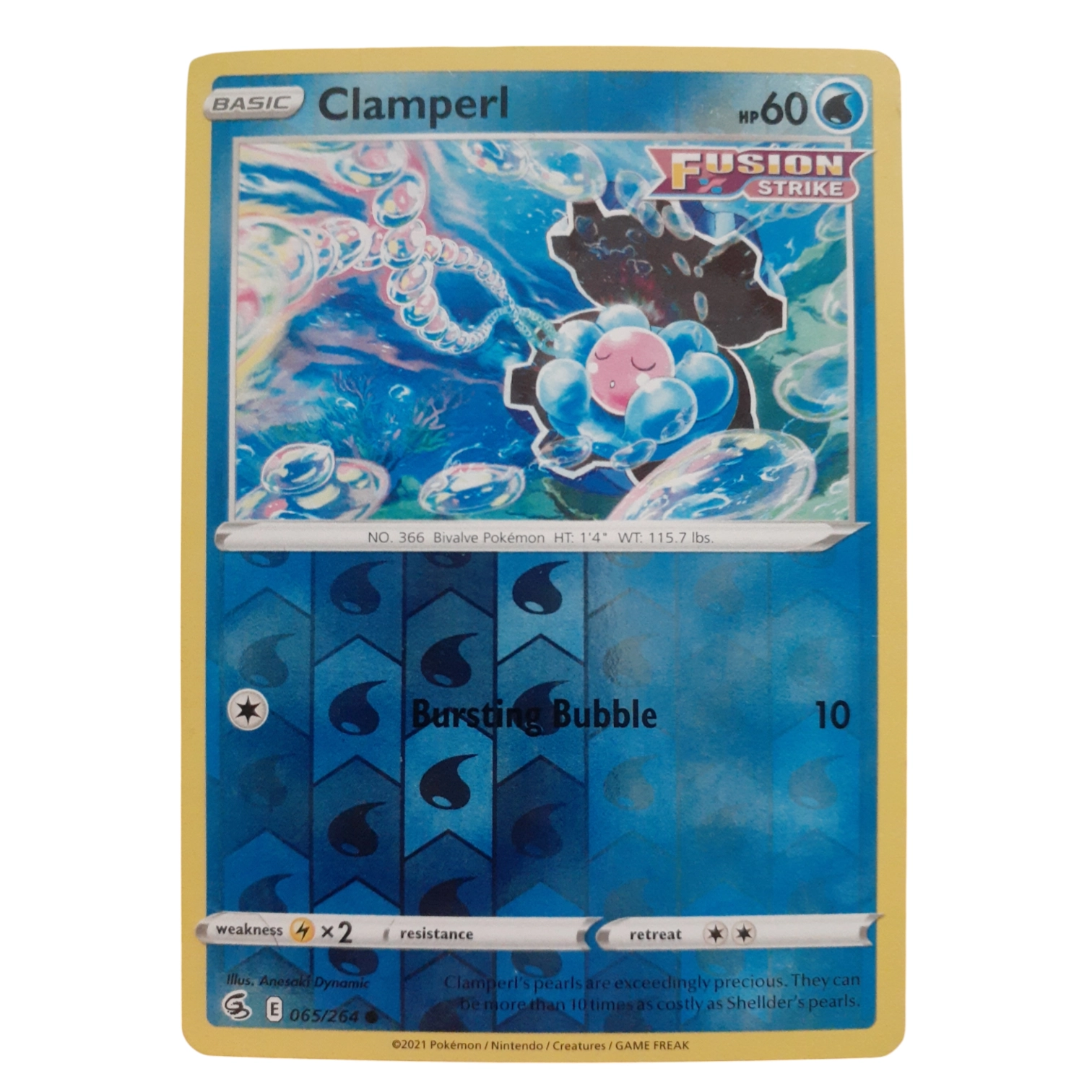 065/264 - Clamperl -Reverse Holo