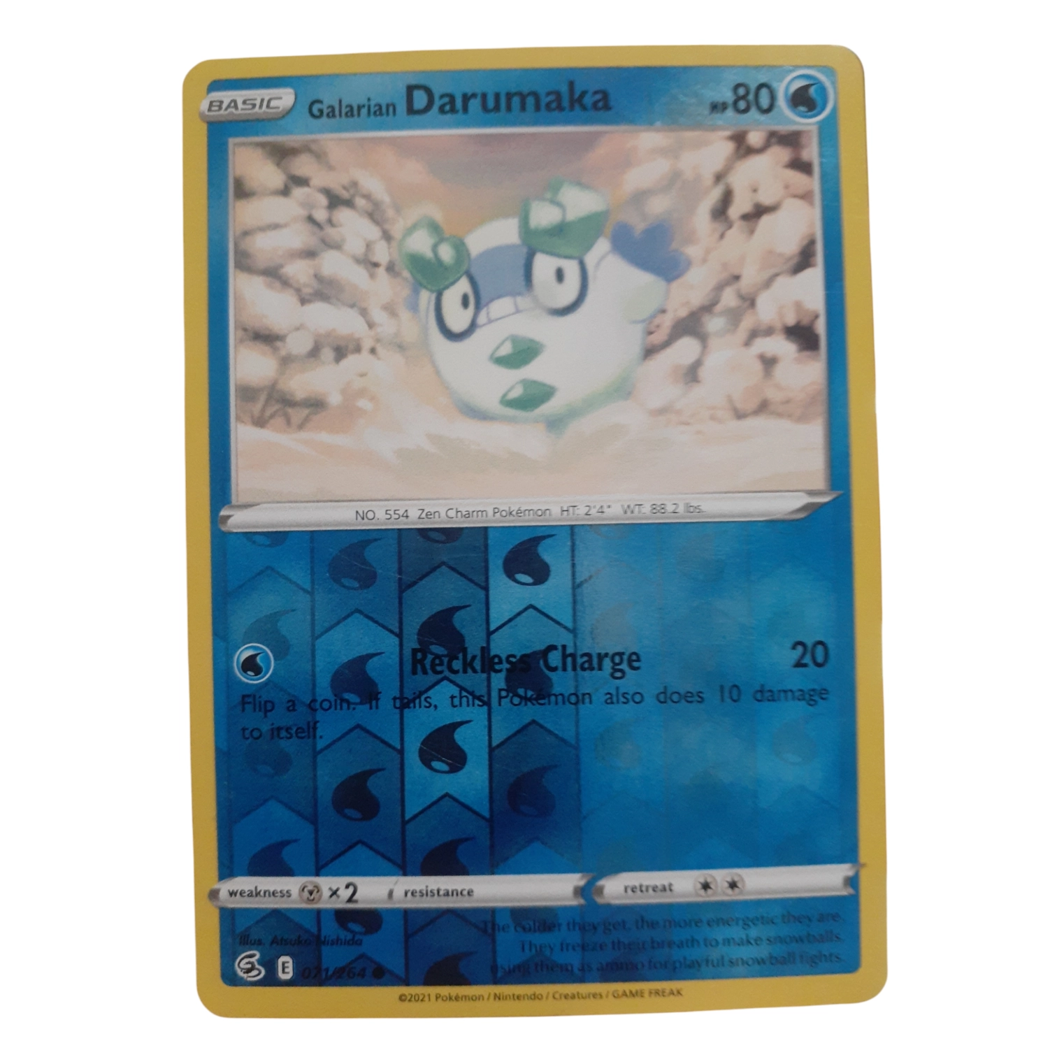 071/264 - Galarian Darumaka -Reverse Holo