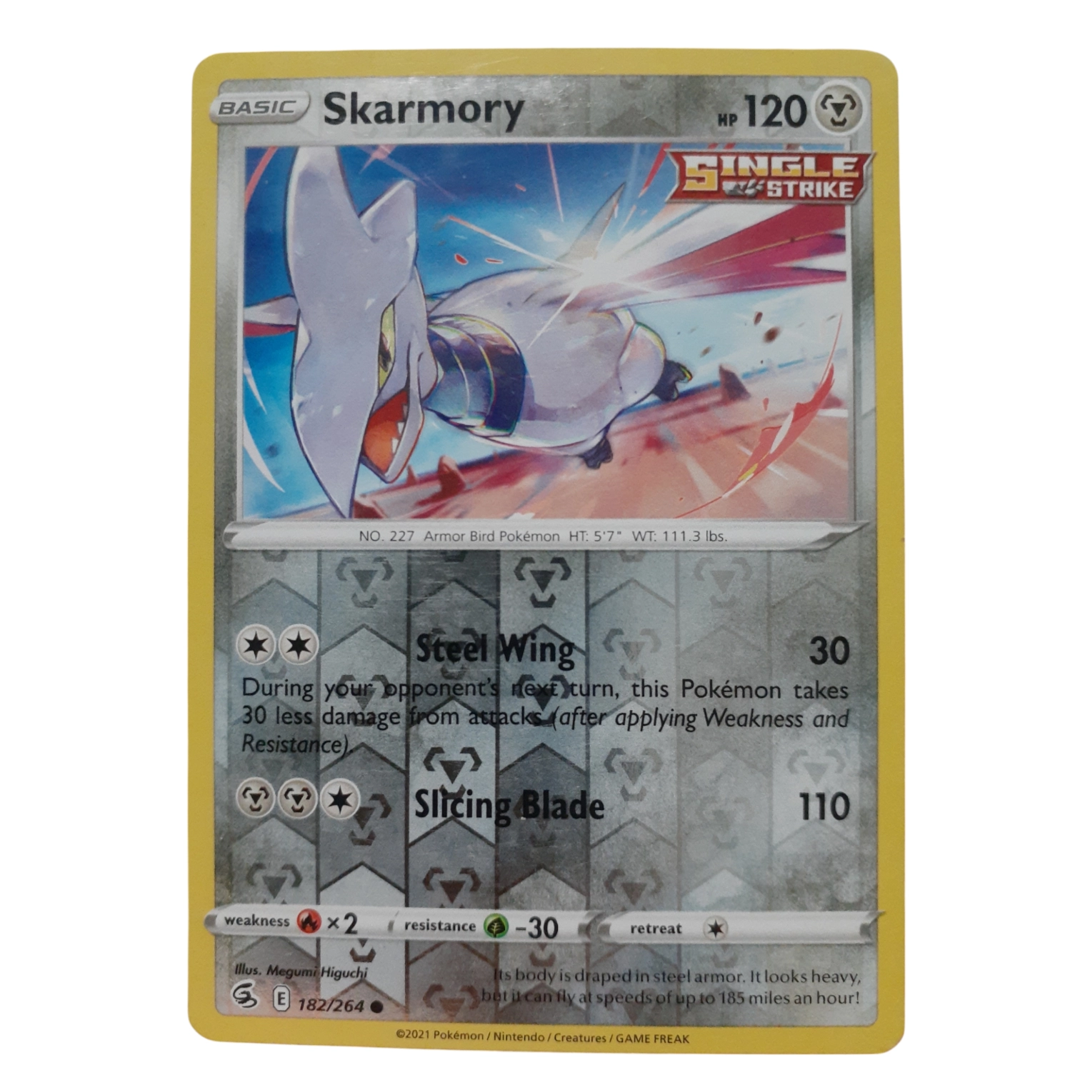 182/264 - Skarmory -Reverse Holo