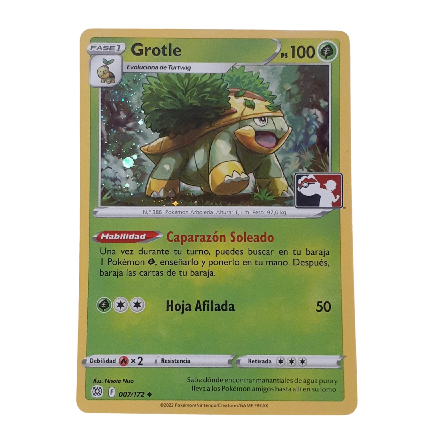 007/172 - Grotle -Holo League Promo (español)