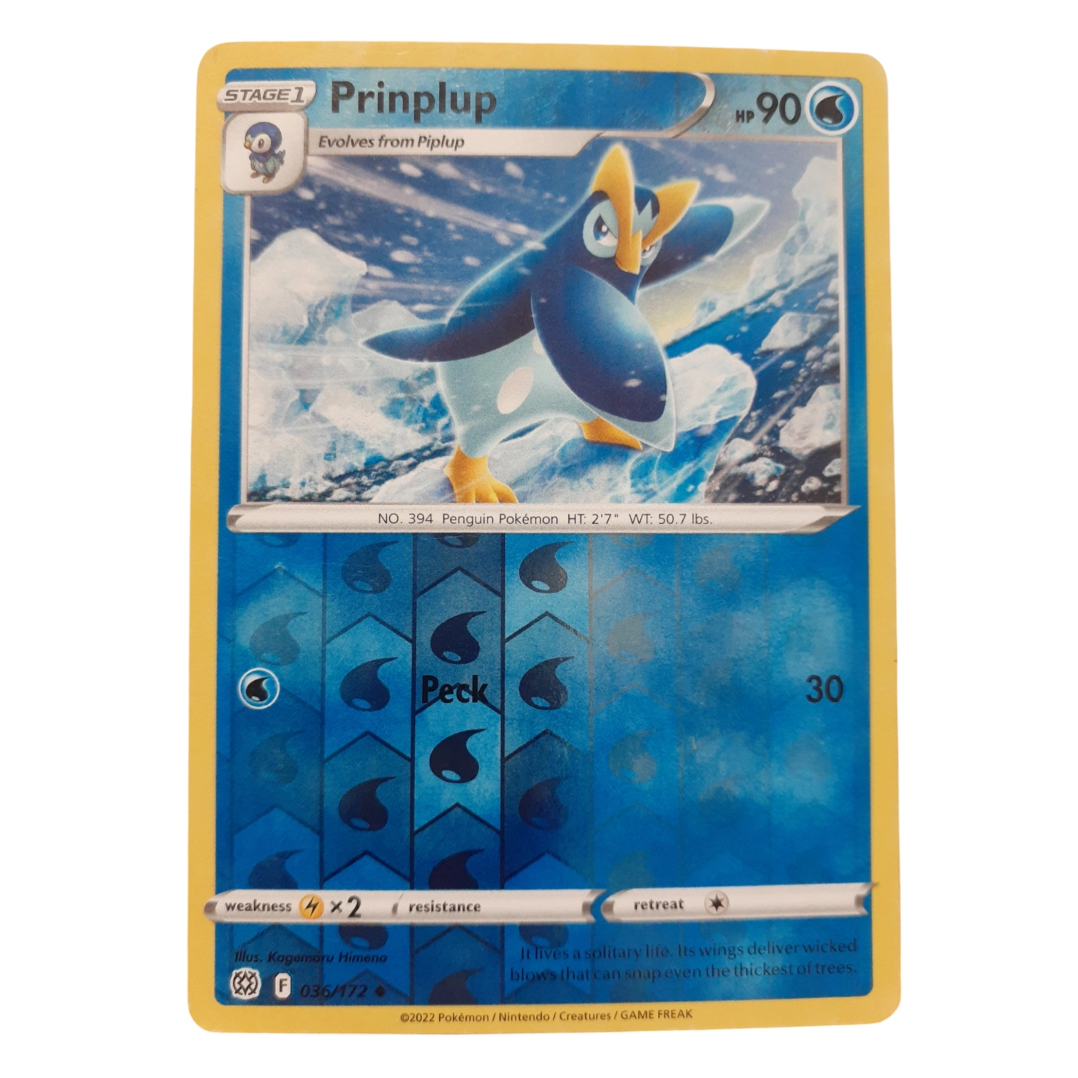 036/172 - Prinplup -Reverse Holo