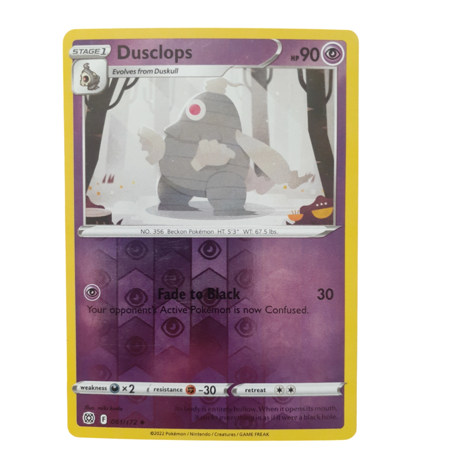 061/172 - Dusclops -Reverse Holo