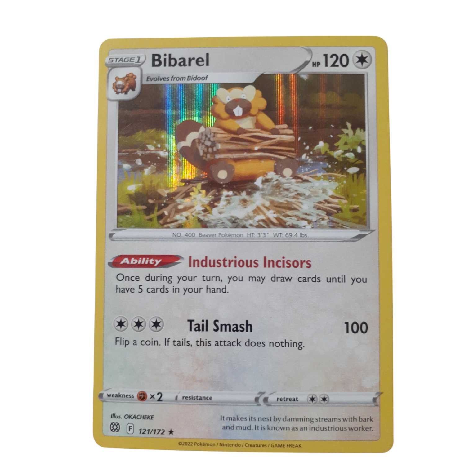 121/172 - Bibarel -Holo