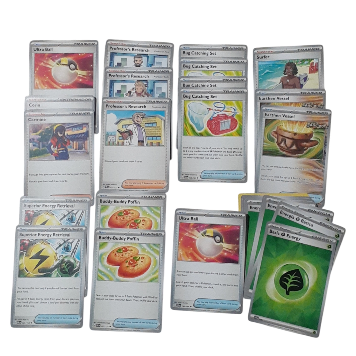 Mazos Pokemon Temáticos Armados Tipo Planta