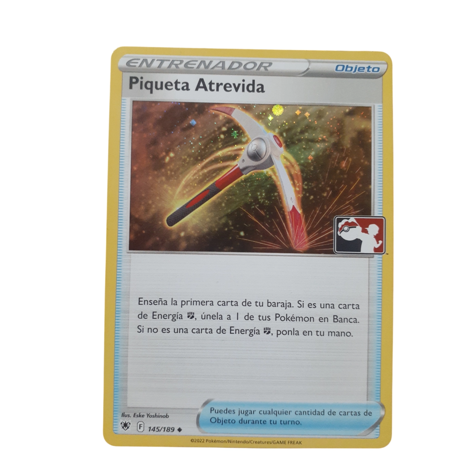 145/189 - Gusty Pickaxe -League Promo Holo (español)